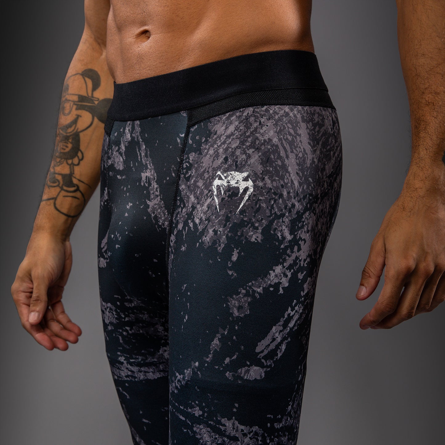 Venum Rage & Workout Compression Pants - Black/Grey