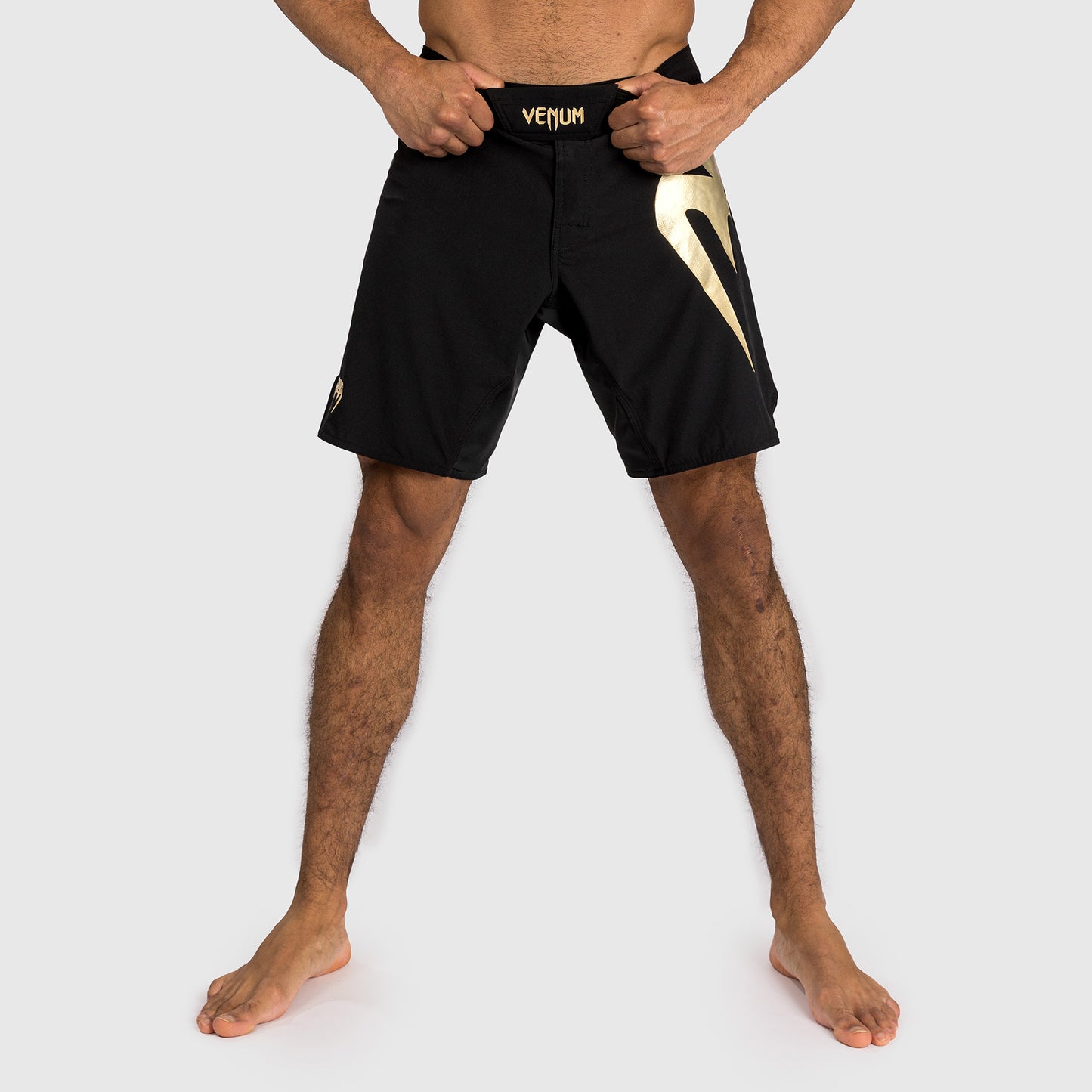 Venum Light 5.0 Fight Shorts - Black/Gold