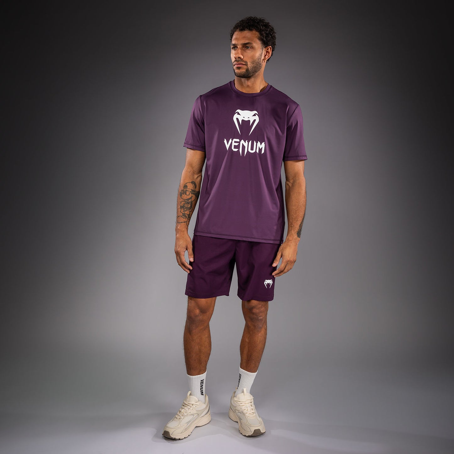 Venum Classic Dry Tech T-Shirt - Dark Purple