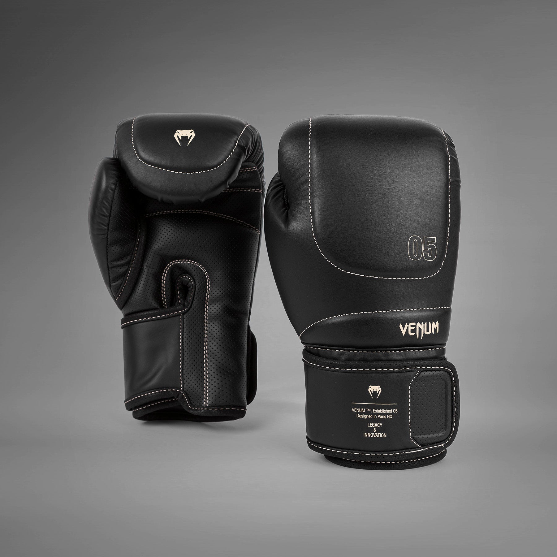 Venum Impact Evo Boxing Gloves - Black - Venum Asia