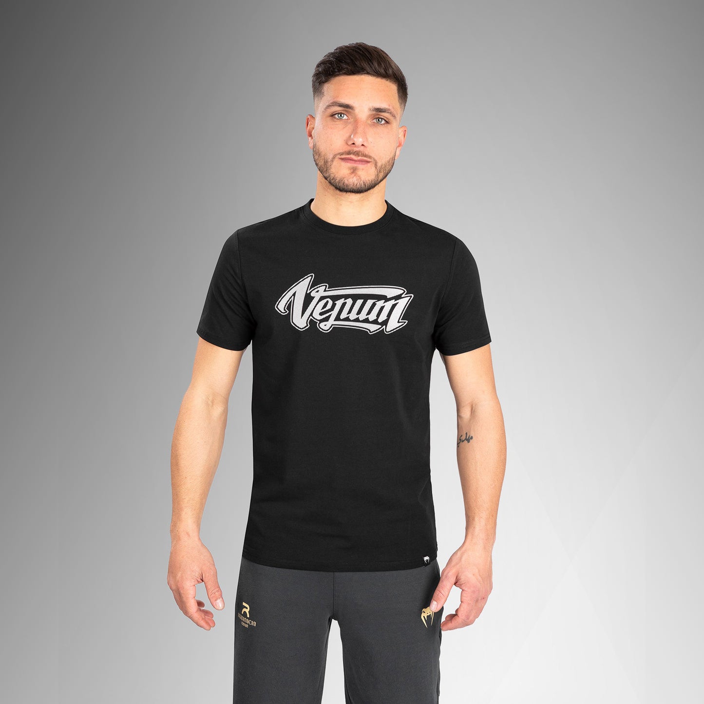 Venum Absolute 2.0 Adjusted Fit T-shirt - Black/Silver