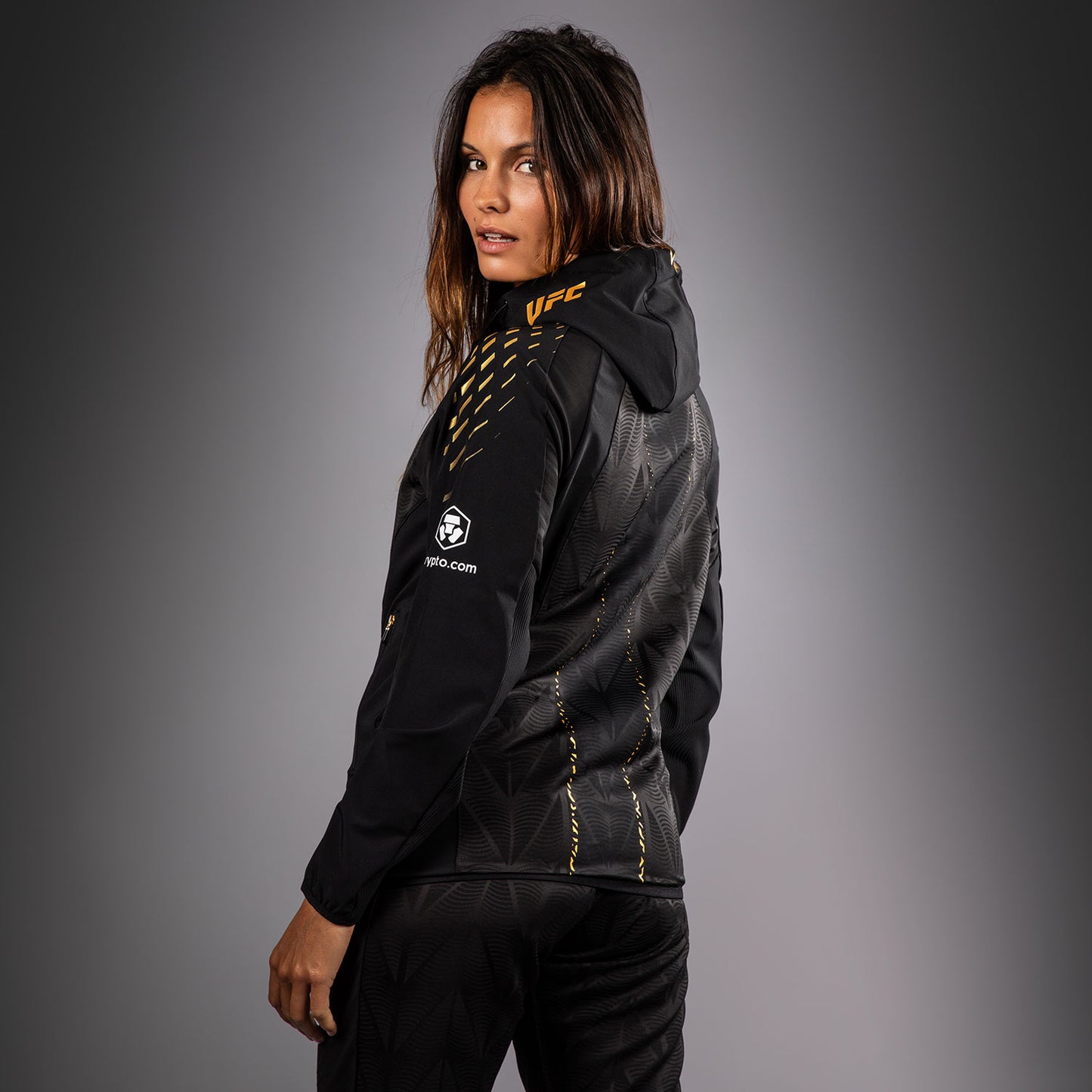 Women's UFC Zenith by Venum Champion Authentic Fight Night Walkout Hoodie
