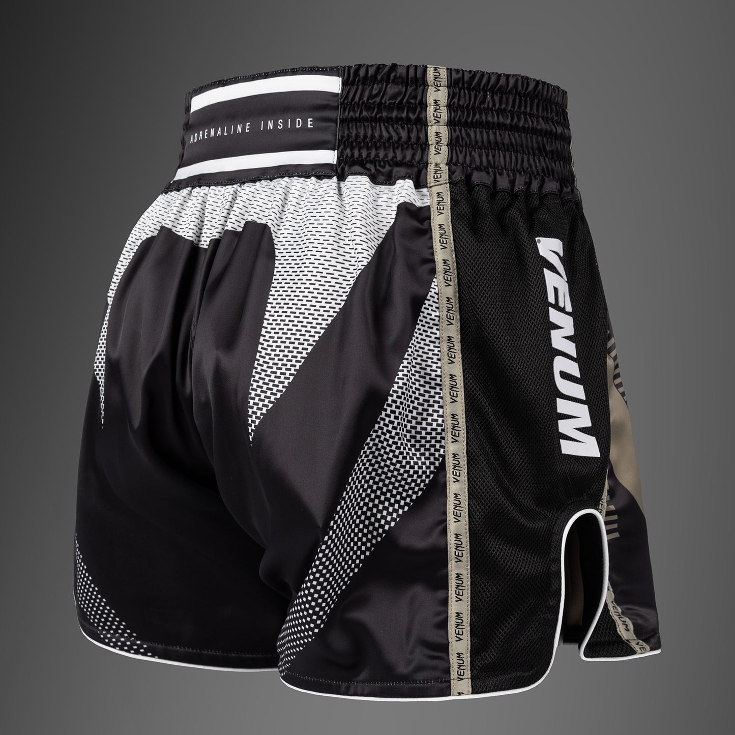 Venum Adrenaline Muay Thai Shorts - Black/Sand