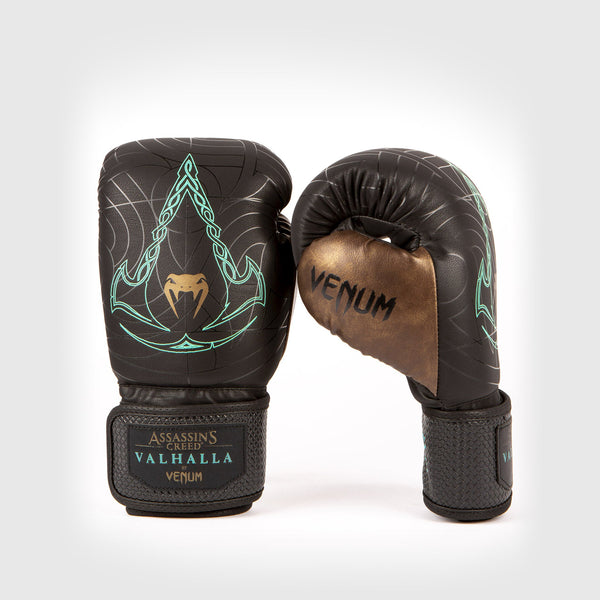 Venum Assassin's Creed Boxing Gloves - Black/Blue - Venum Asia