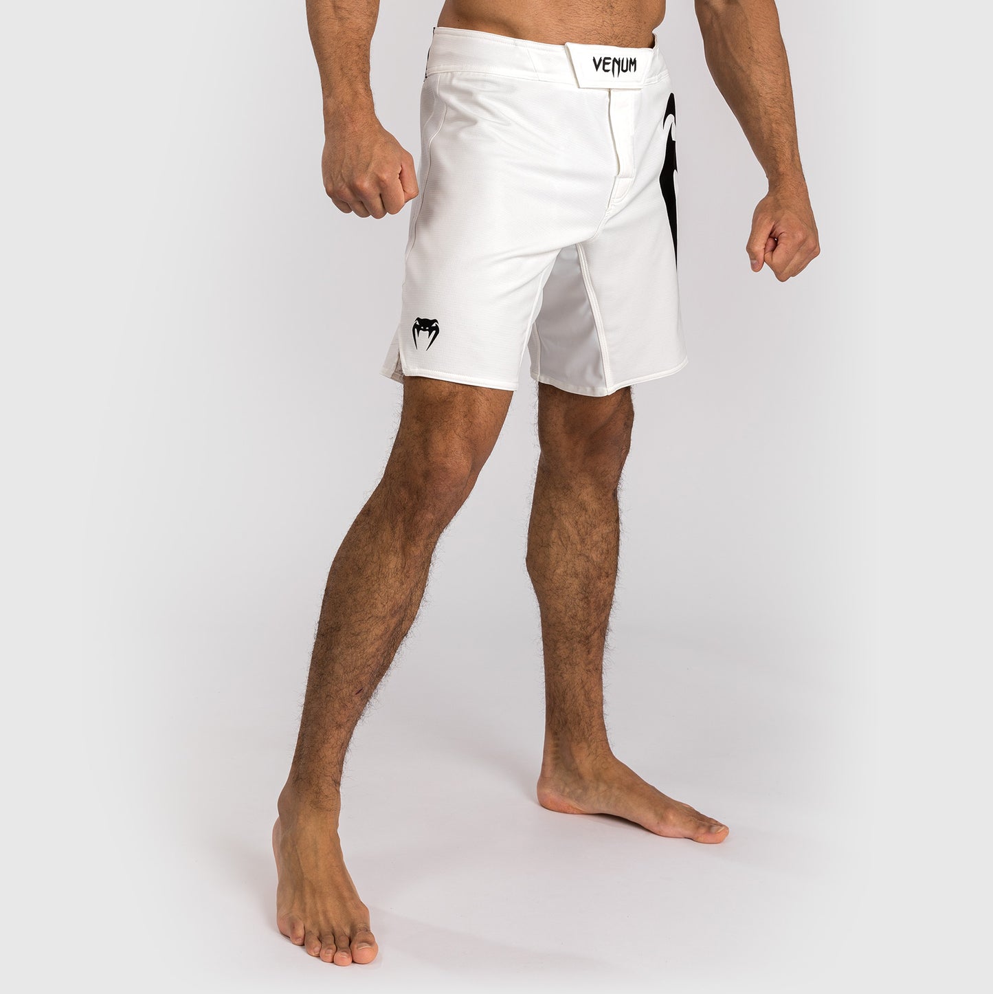 Venum Light 5.0 Fight Shorts - White/Black