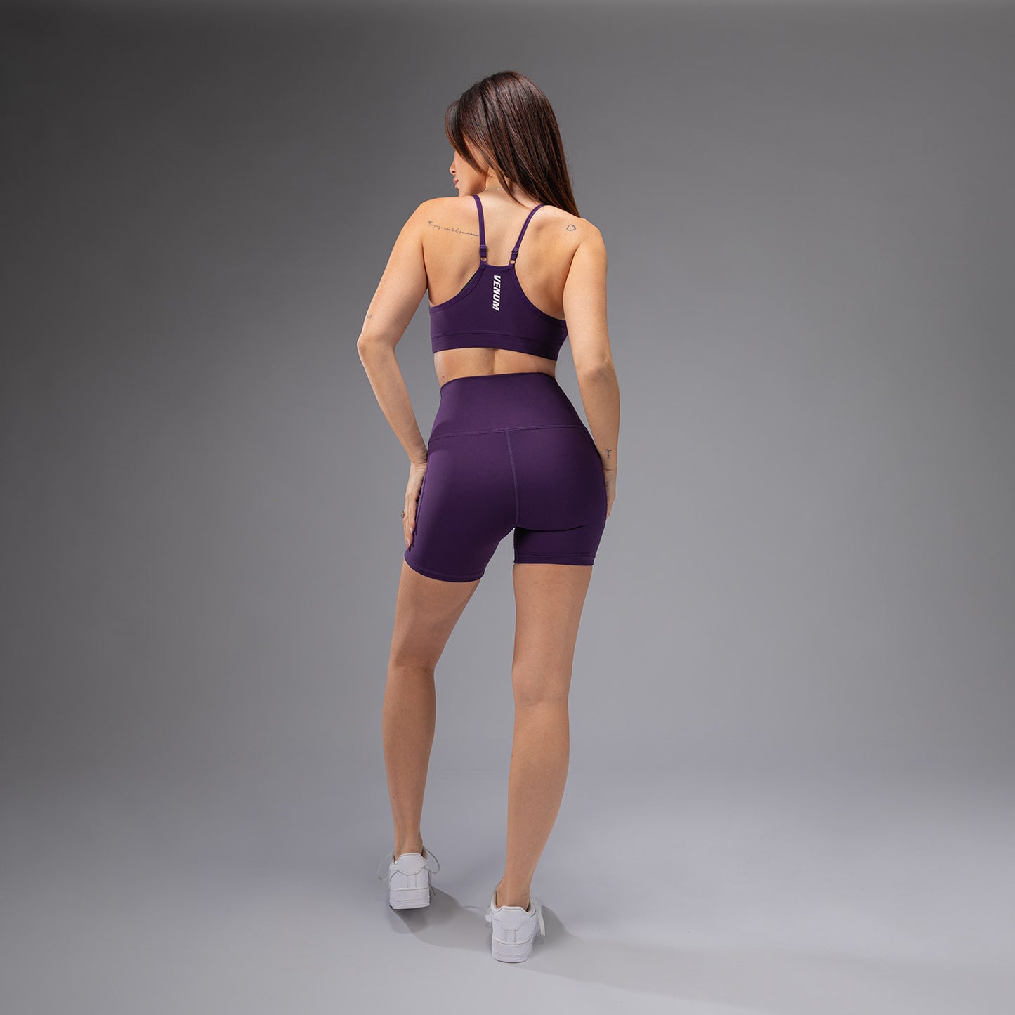 Venum Essential Women's Bike Shorts - Deep Purple