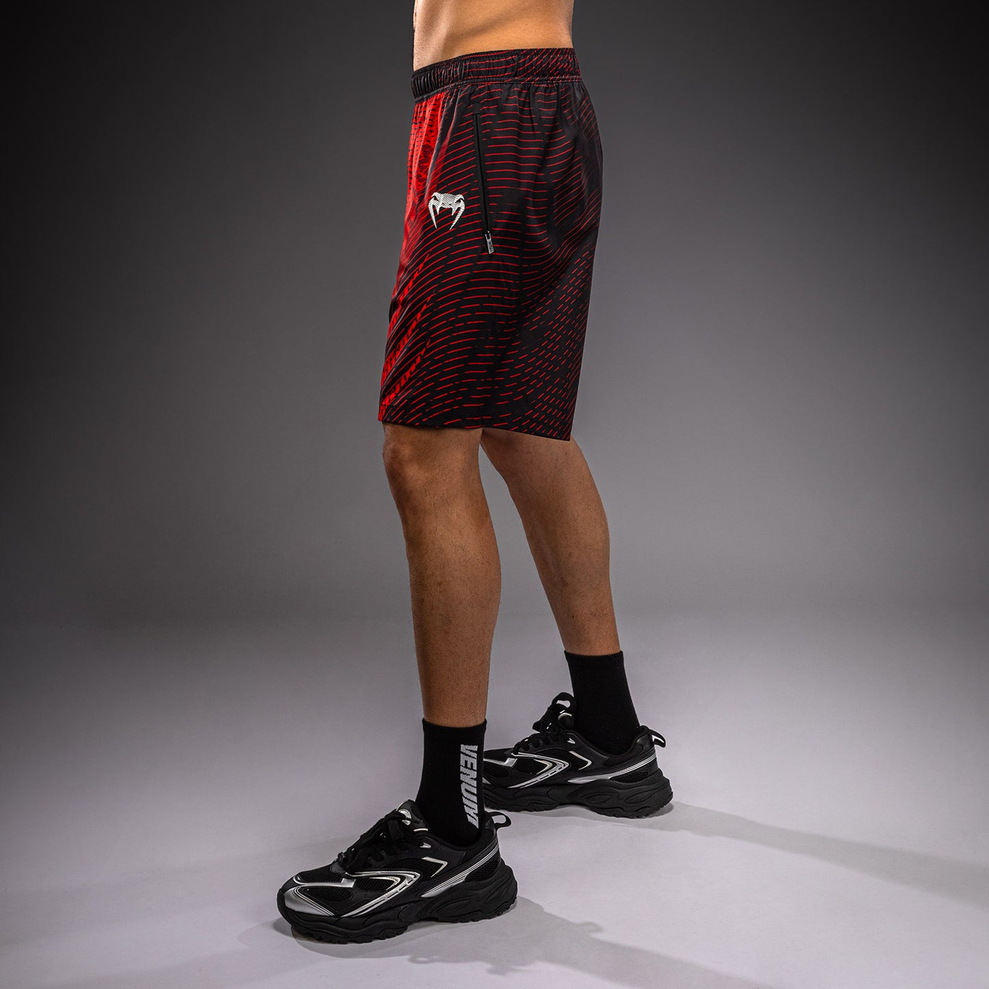 Venum Galactic 3.0 Training Shorts - Red/Silver