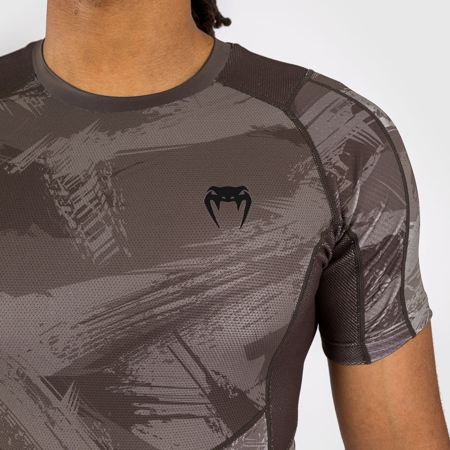Venum Electron 3.0 Short Sleeve Rashguard - Sand