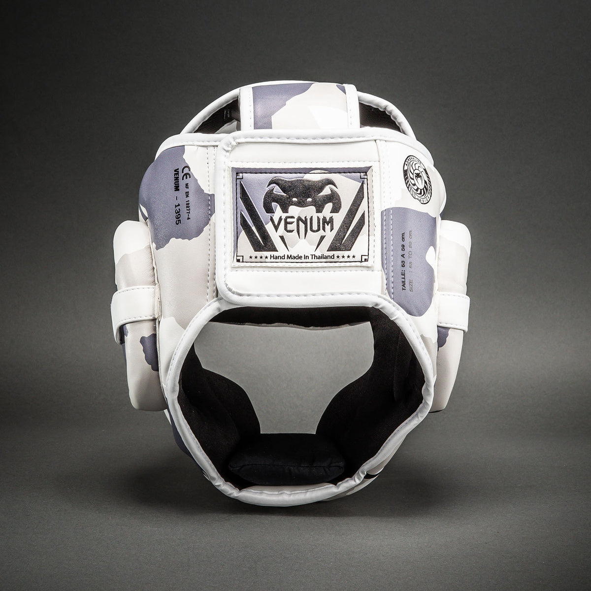 Venum Elite Camo Headgear - White/Light Grey