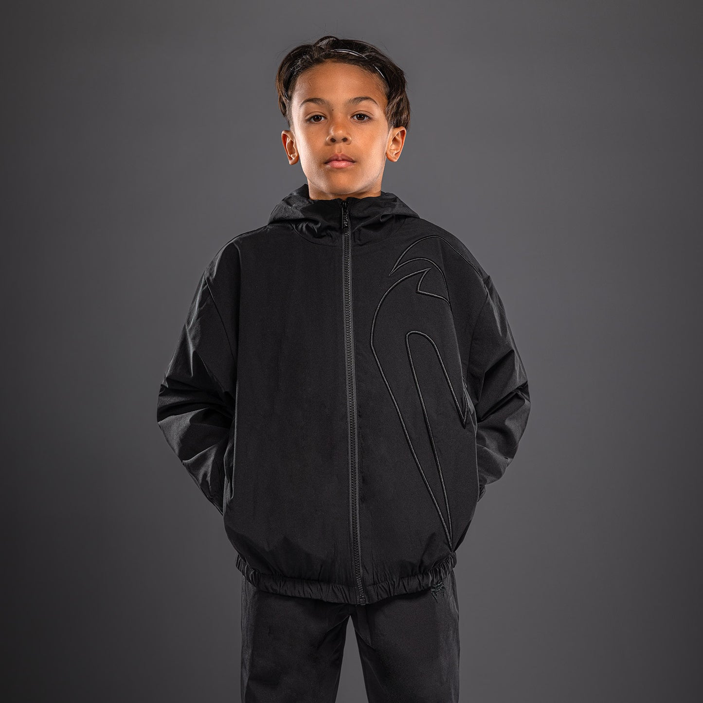 Venum Giant 3D Kids Track Jacket - Black