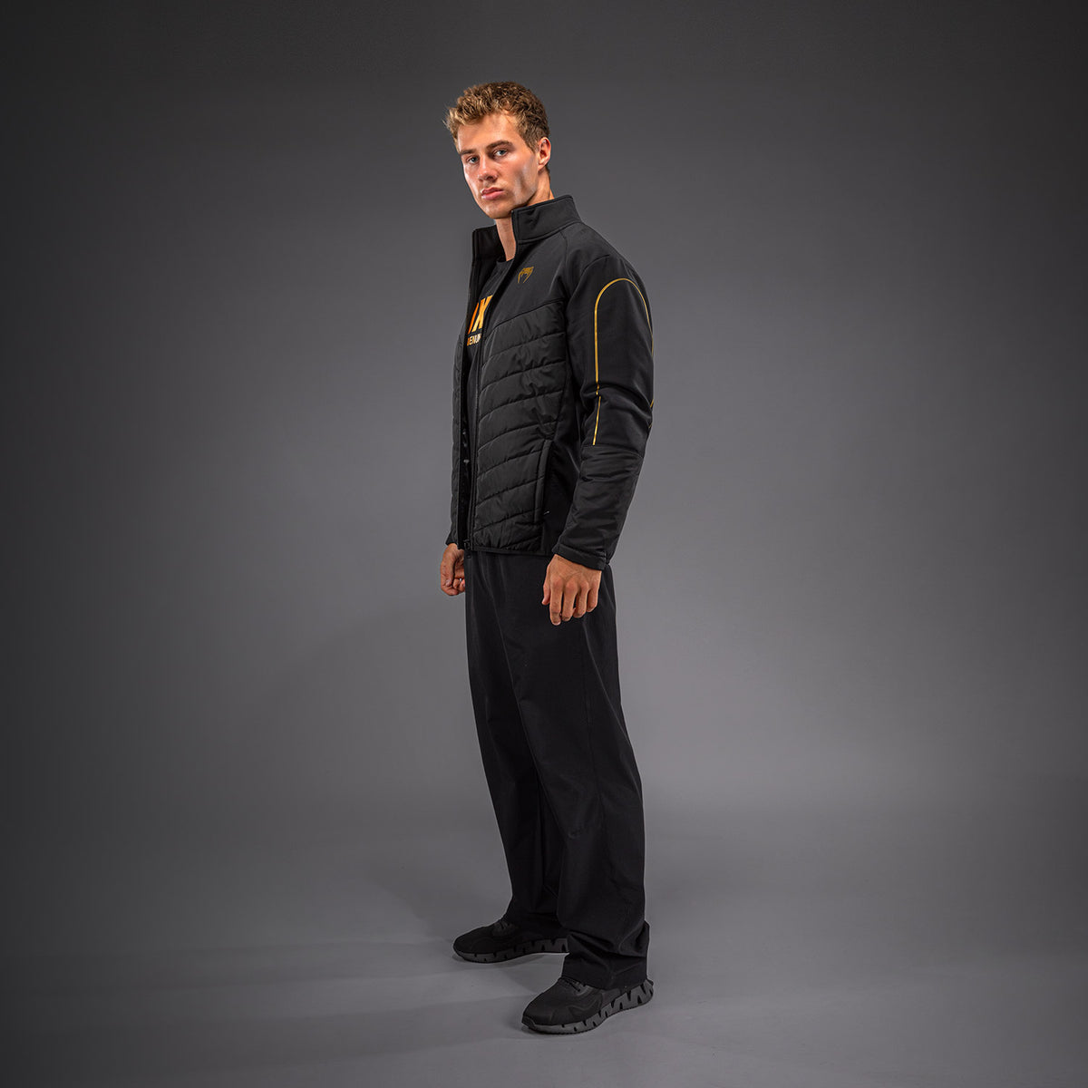 Venum Paddock Softshell Jacket - Black/Gold