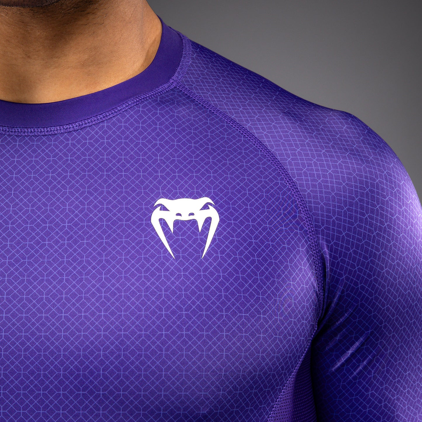 Venum x Roger Gracie Academy Short Sleeve Rashguard - Purple