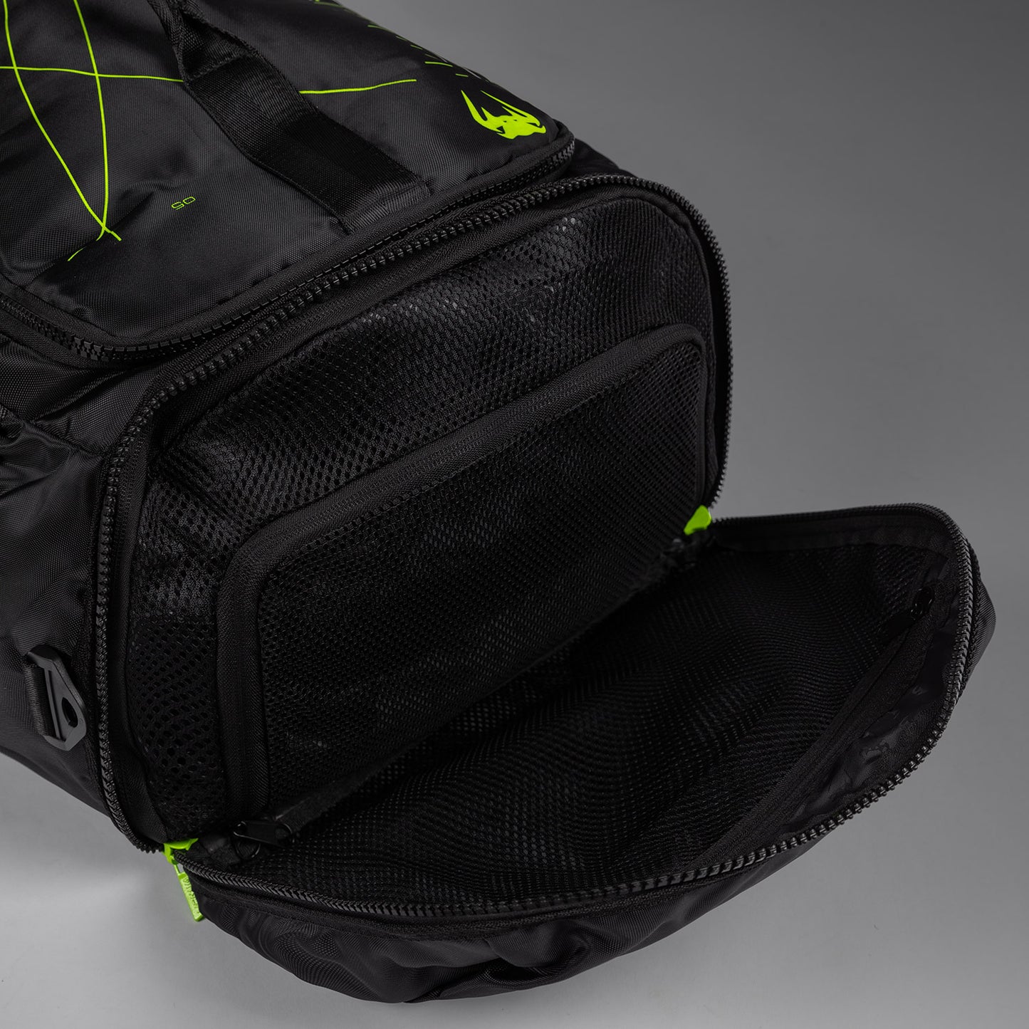 Venum Training Camp 4.0 Sports Bag - Black/Neon Green