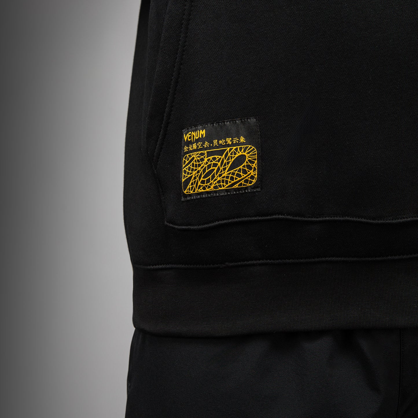 Venum Serpenti Hoodie - Black/Silver/Gold