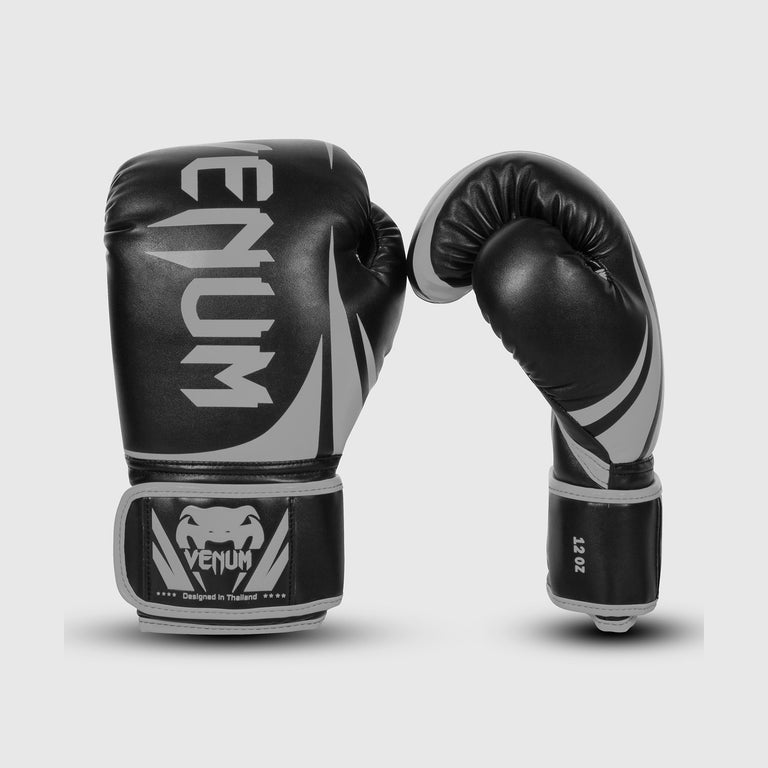 Venum Challenger 2.0 Boxing Gloves - Black/Black - Venum Asia