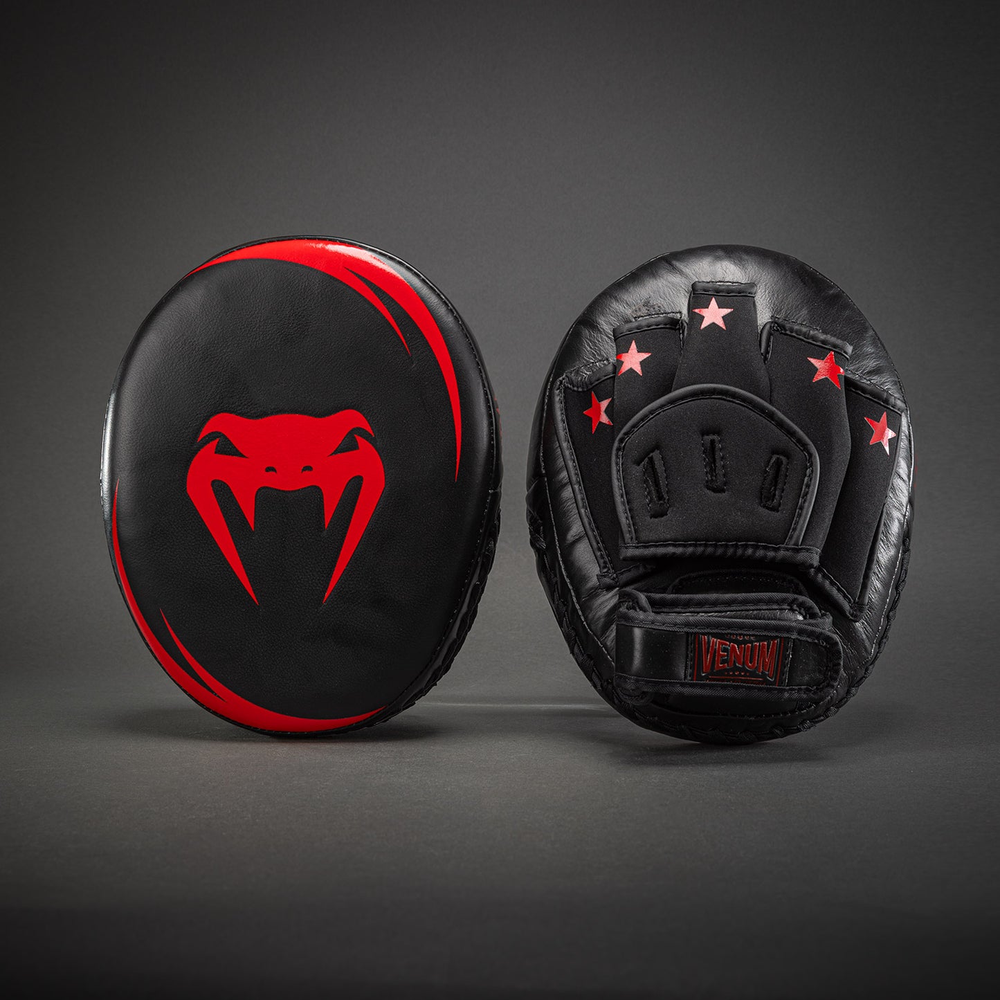 Venum Elite Focus Mitts (Pair) - Black/Red