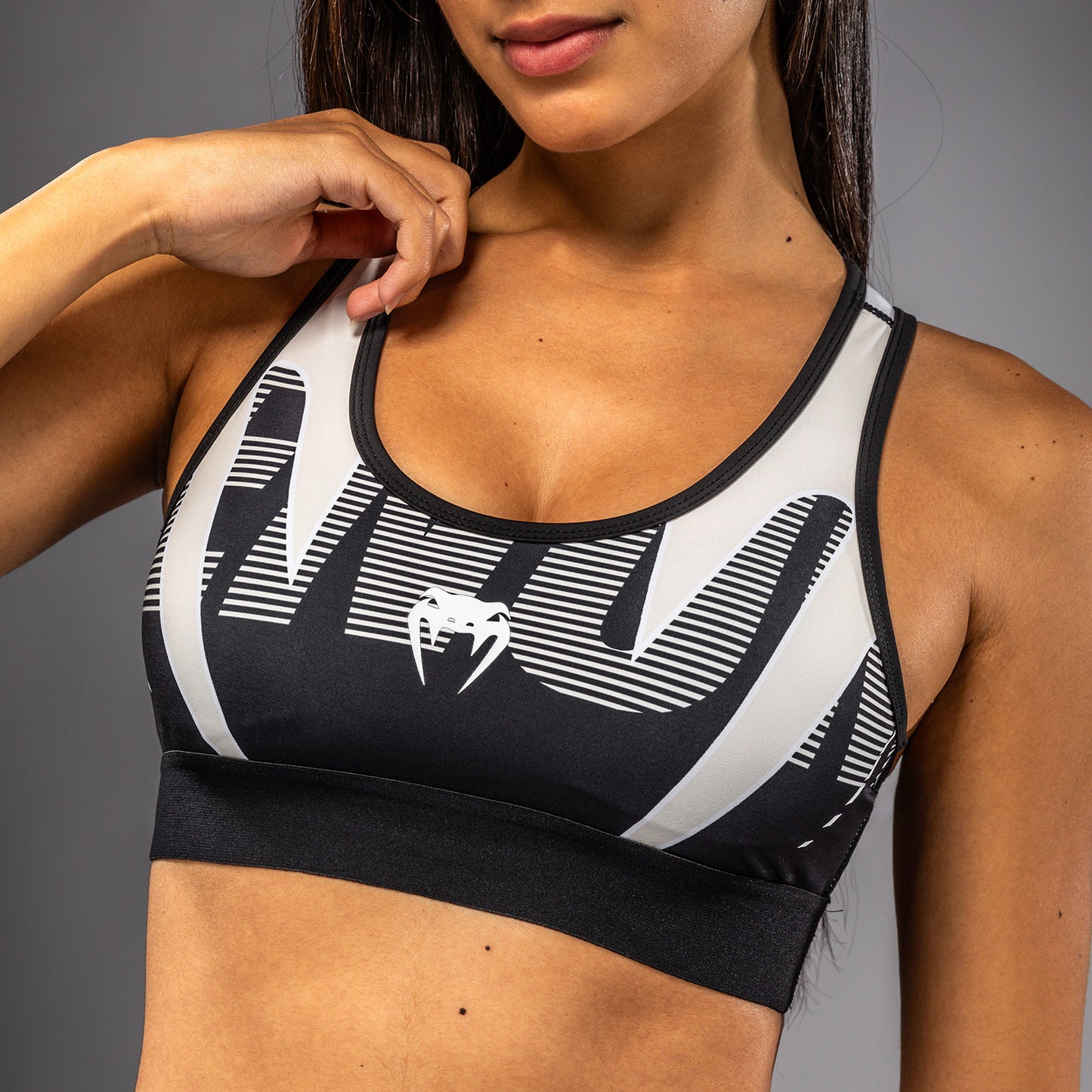 Venum Adrenaline Women's Sports Bra - Black/ Ivory
