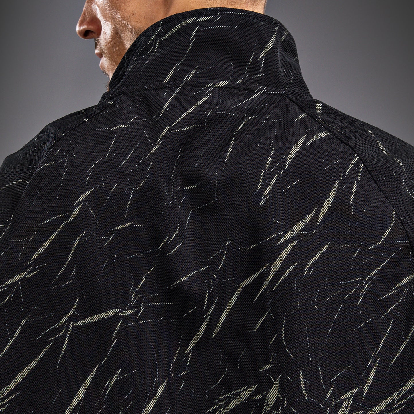 Venum Trooper Men's Half-Zip Jacket - Black/Stone Sand
