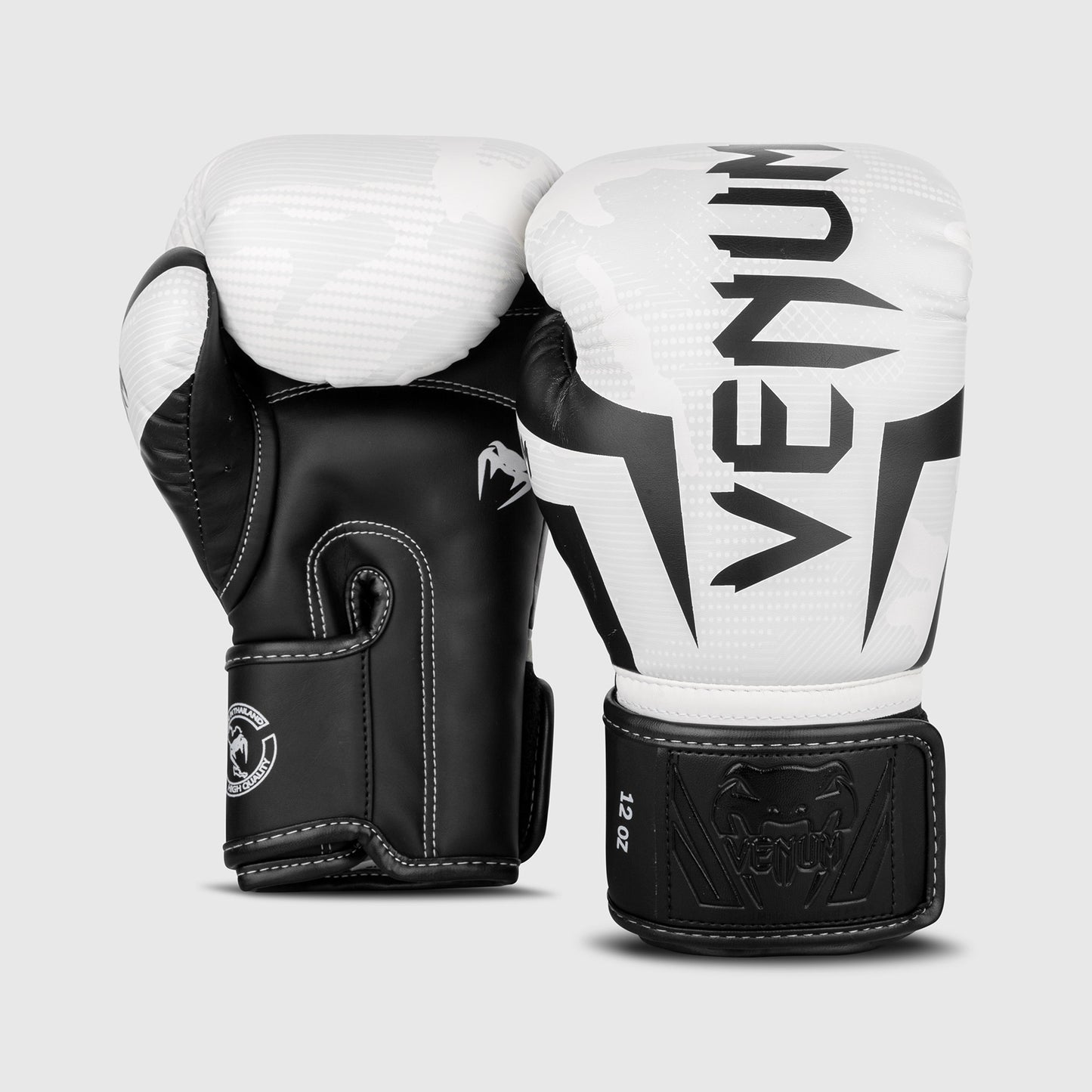 Venum Elite Boxing Gloves - White/Camo