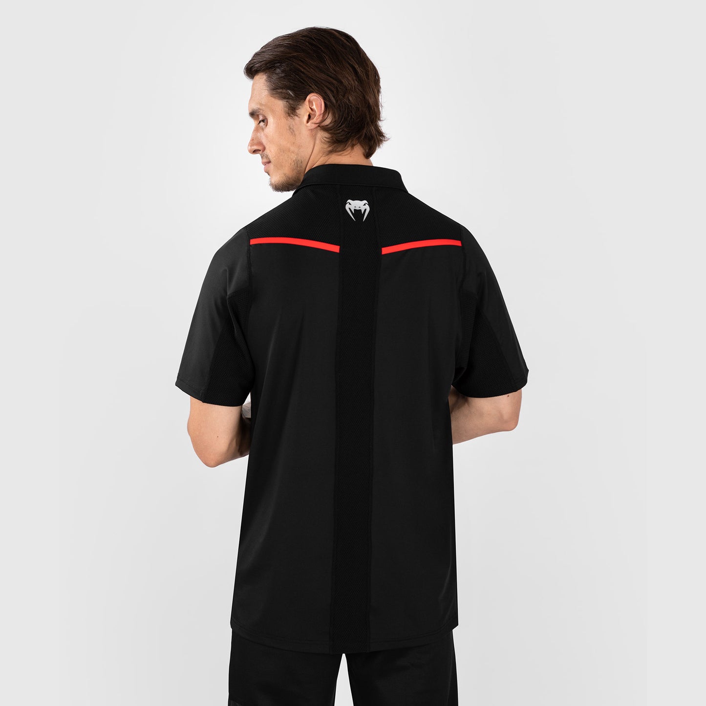UFC Venum Performance Institute 2.0 Men’s Polo Shirt - Black/Red