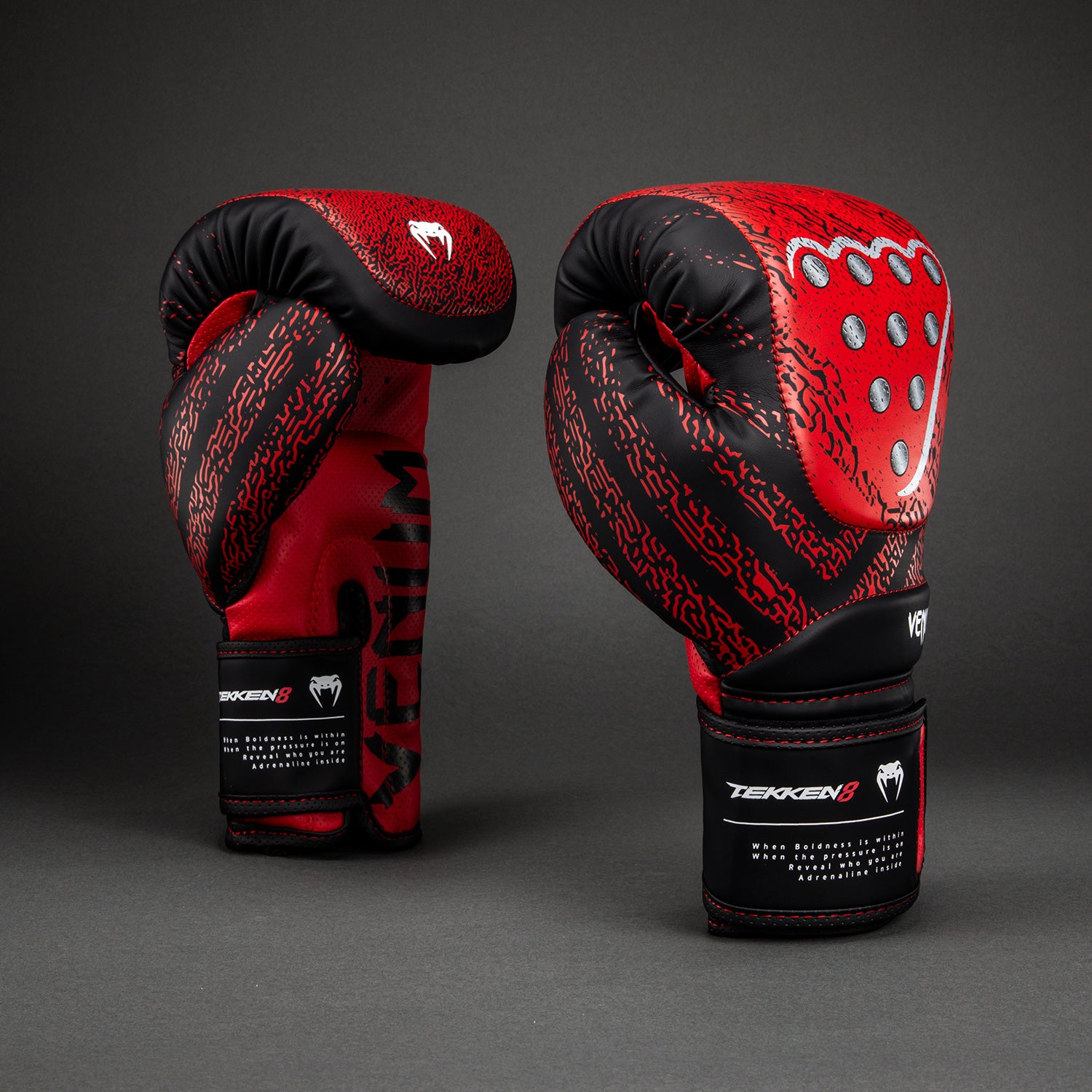 Venum x TEKKEN 8 Boxing Gloves - Kazuya - Red/Black - Venum Asia