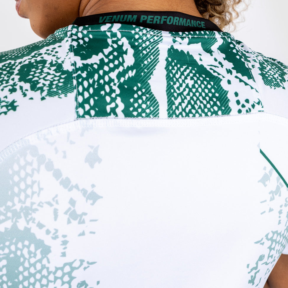 UFC Adrenaline by Venum Authentic Fight Night Women’s Walkout Jersey - Emerald Edition - White/Green