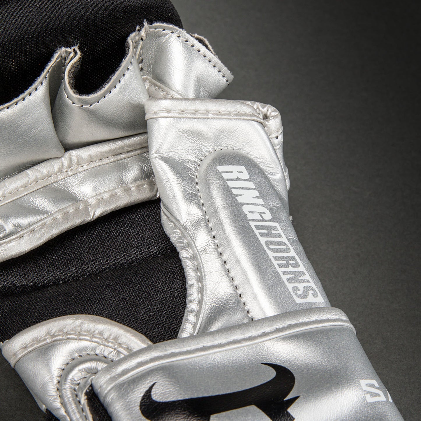 Ringhorns Charger by Venum MMA Sparring Gloves - Silver/Black
