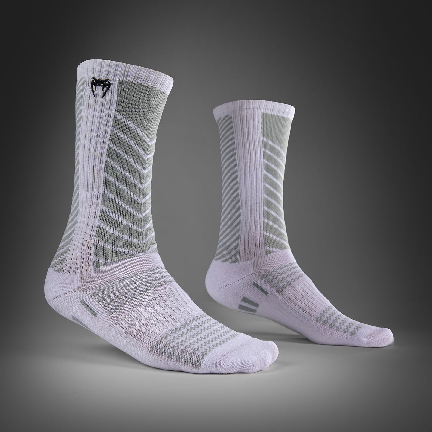 Venum Vector Over-the-Calf Socks - White/Grey