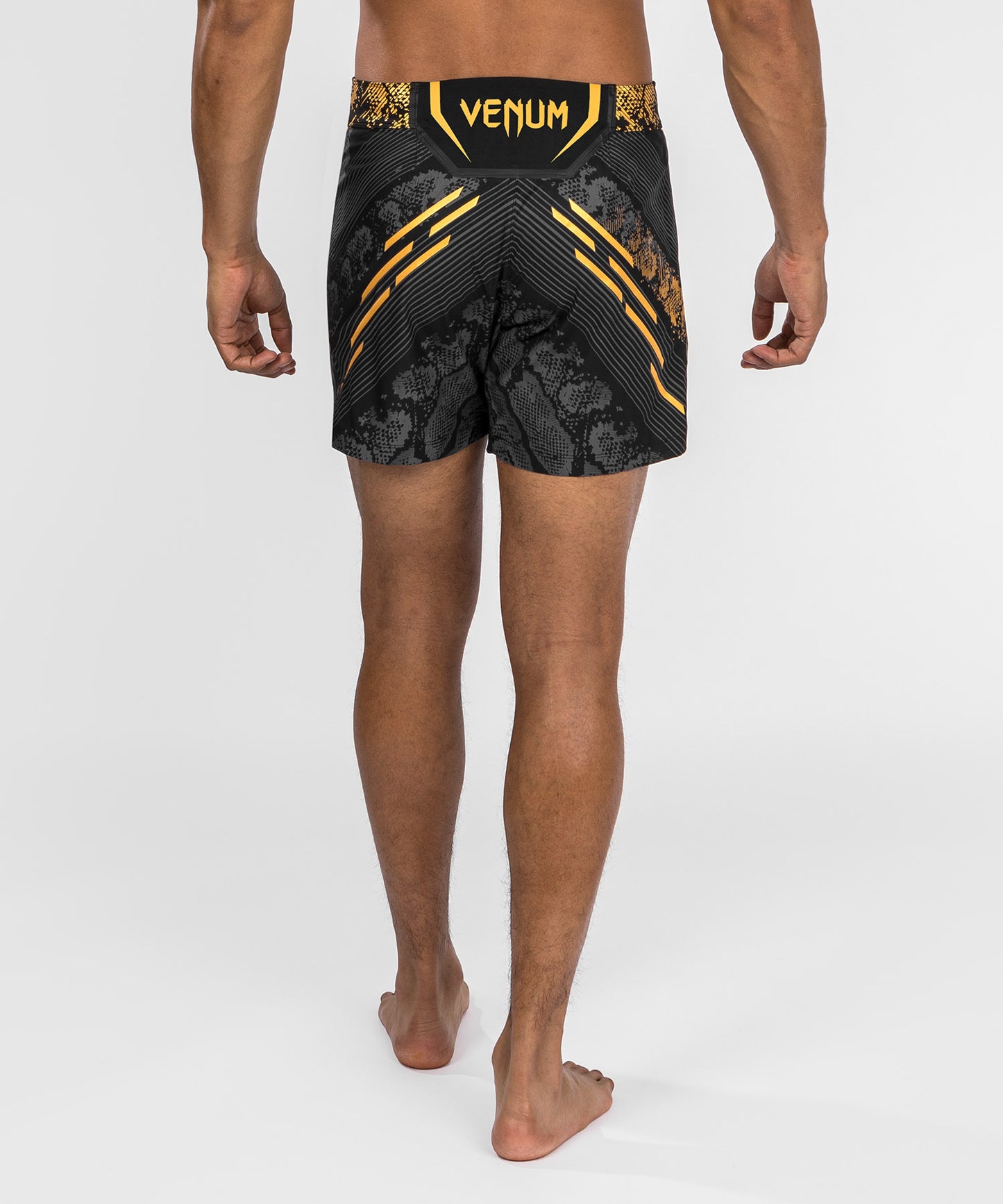 UFC Adrenaline by Venum Personalized Authentic Fight Night Men's Fight Short - Short Fit - Black/Gold