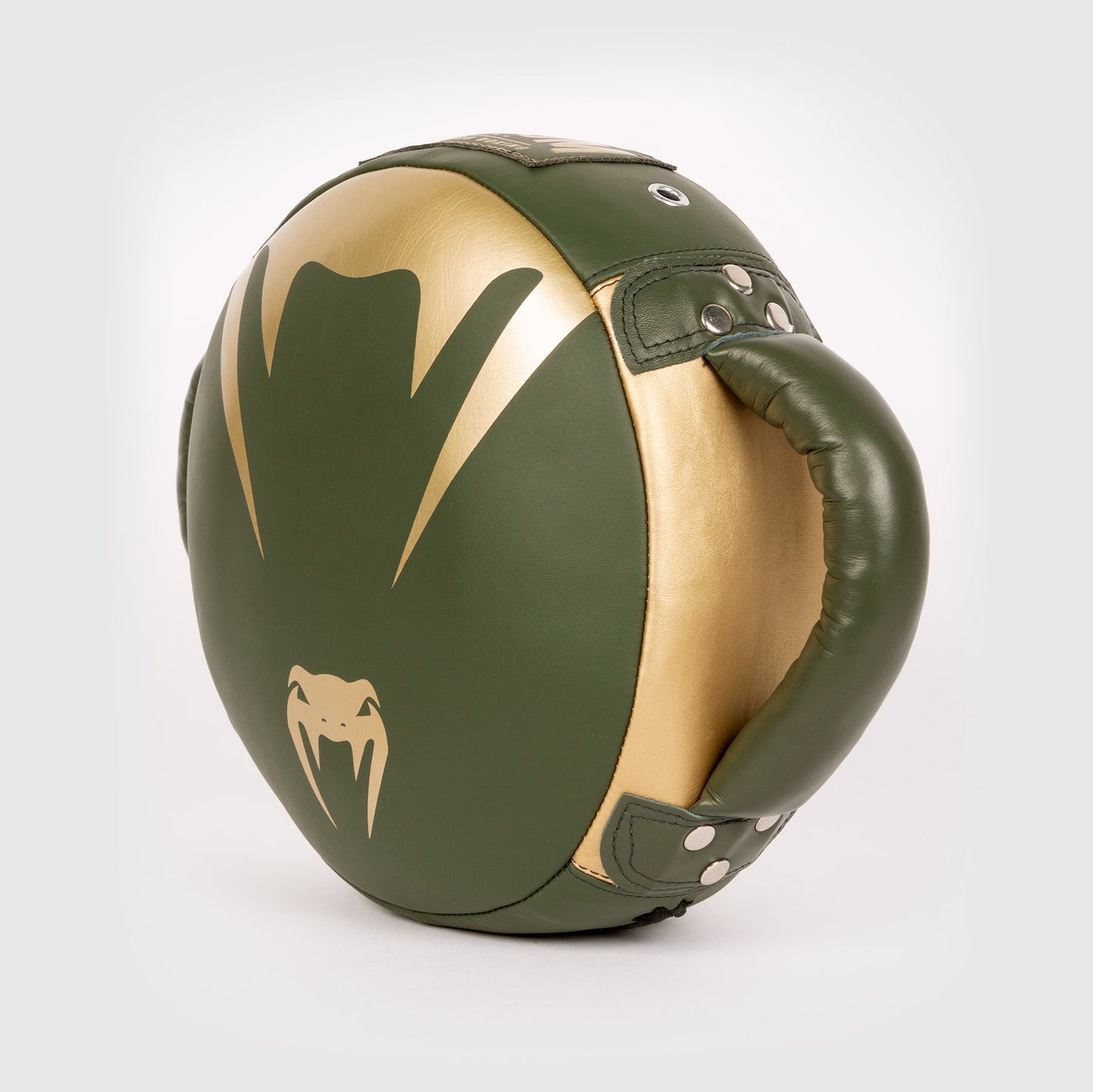 Venum Pro Boxing Mini Round Punch Shield - Khaki/Gold
