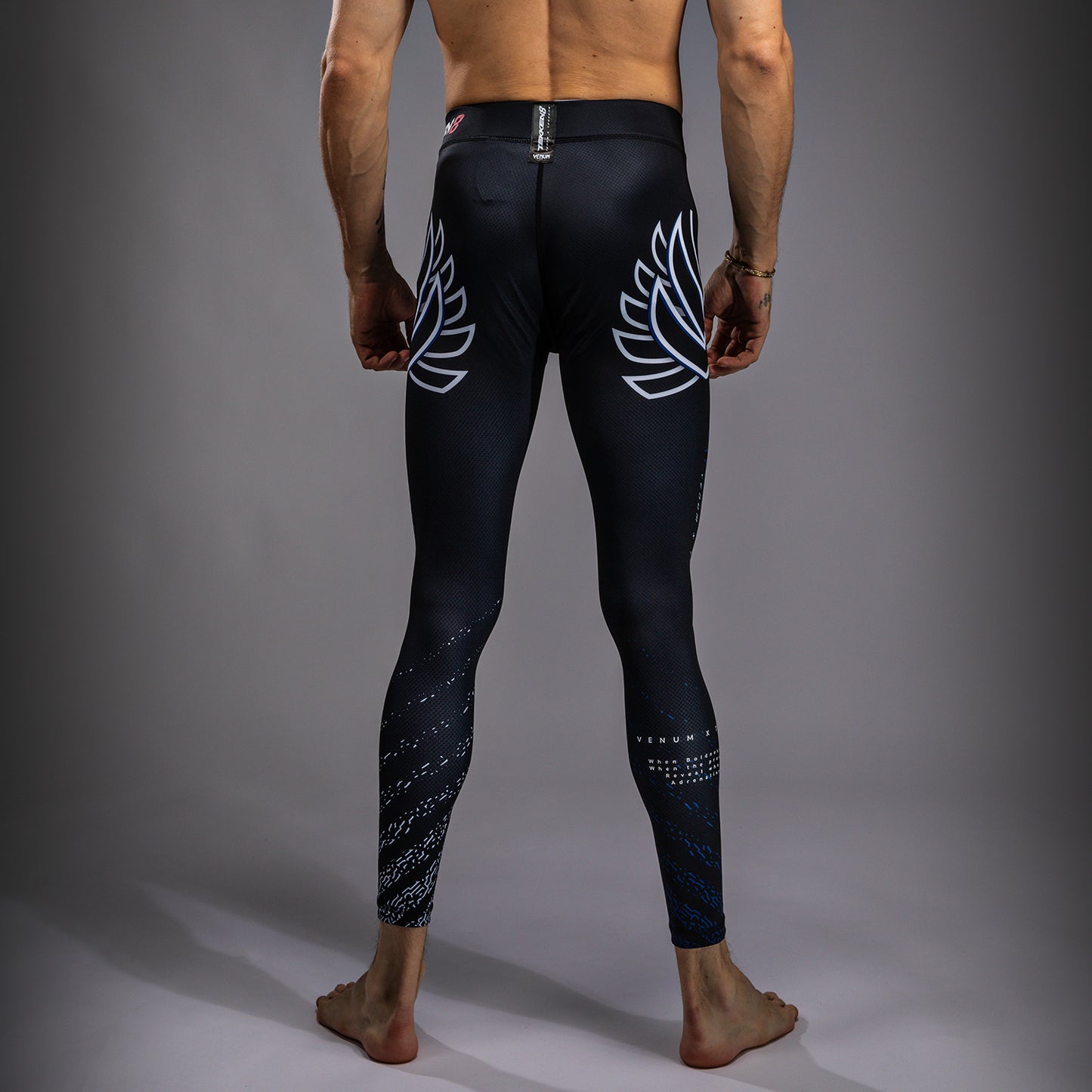 Venum x TEKKEN 8 - Jin Kazama Spats - Blue/Black/White