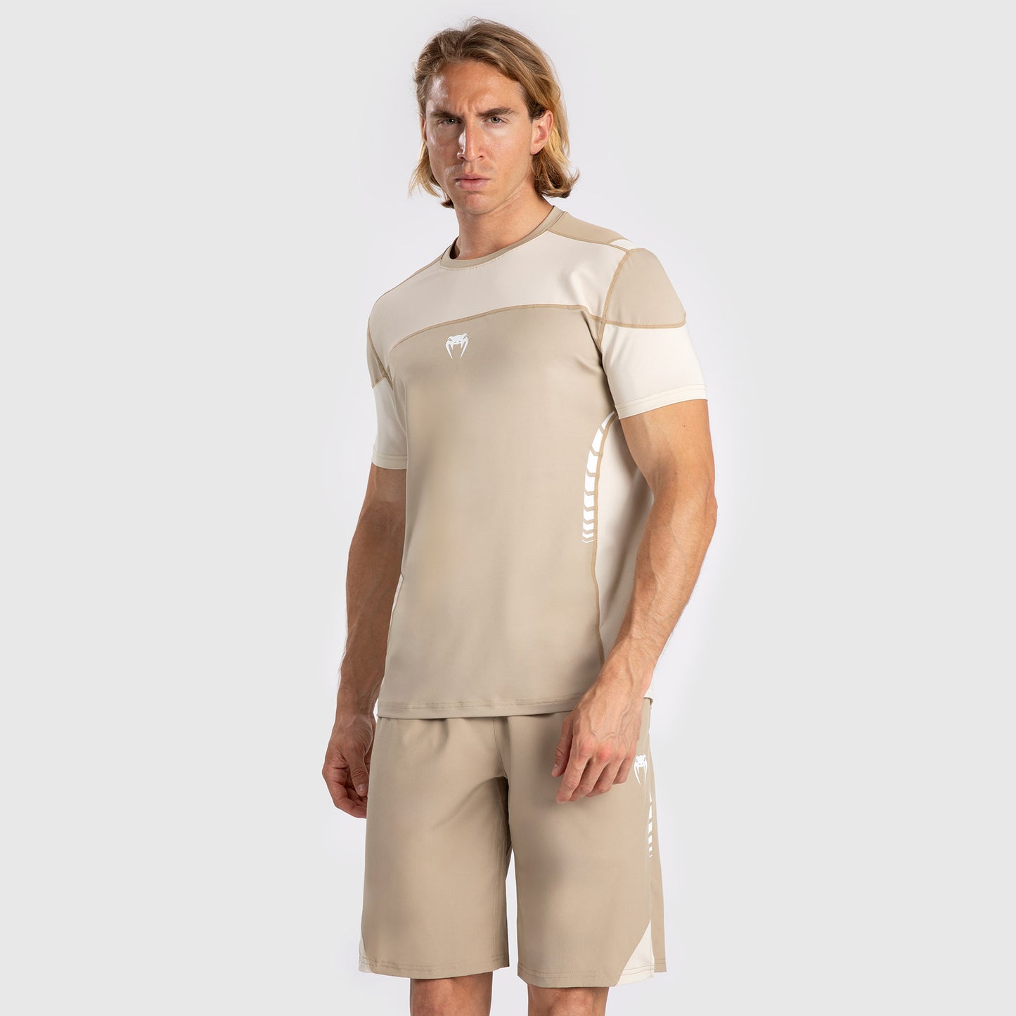 Venum Tempest Men's Dry-Tech T-Shirt - Beige/Sand