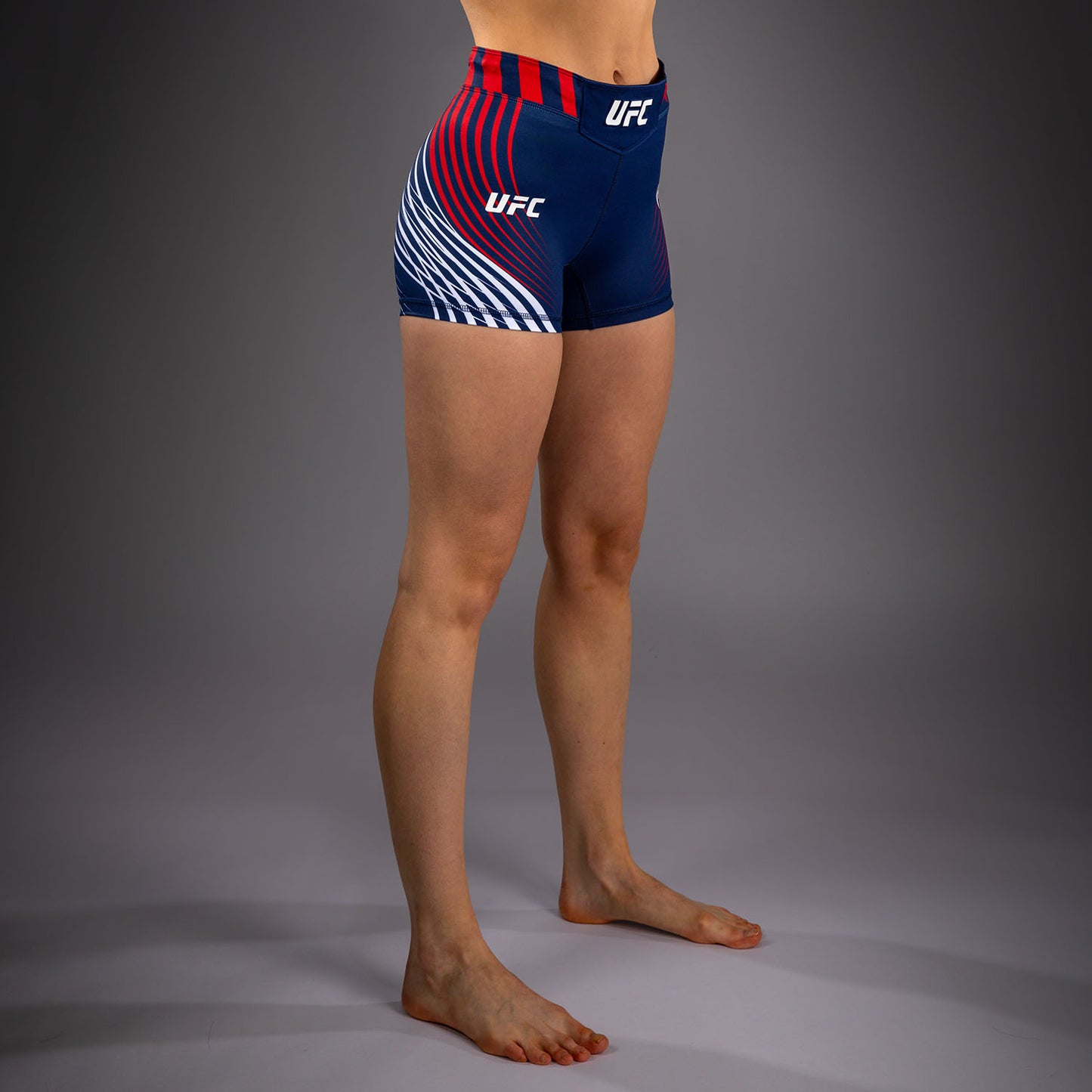 Women's Official UFC Freedom 250 by Venum Blue Authentic Short Fit Vale Tudo Short