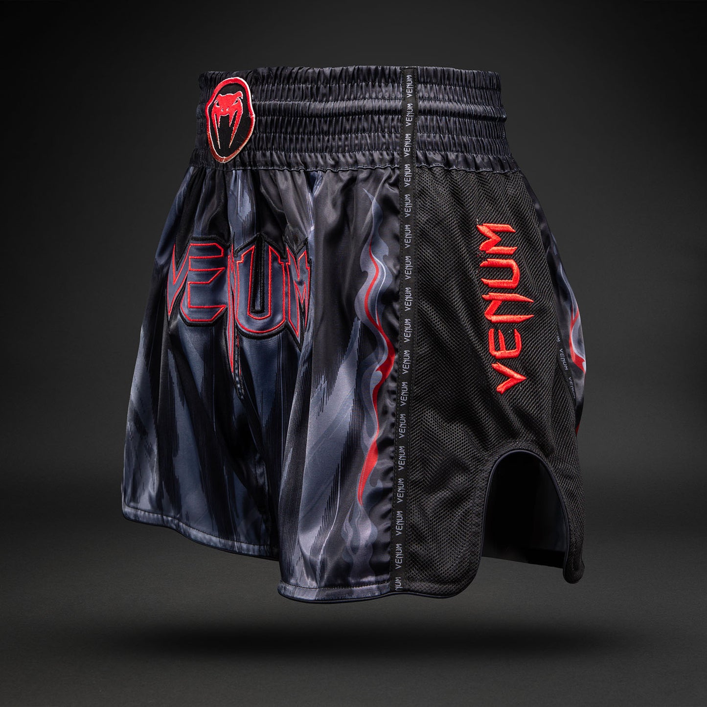 Venum Demon Muay Thai Shorts - Black/Grey