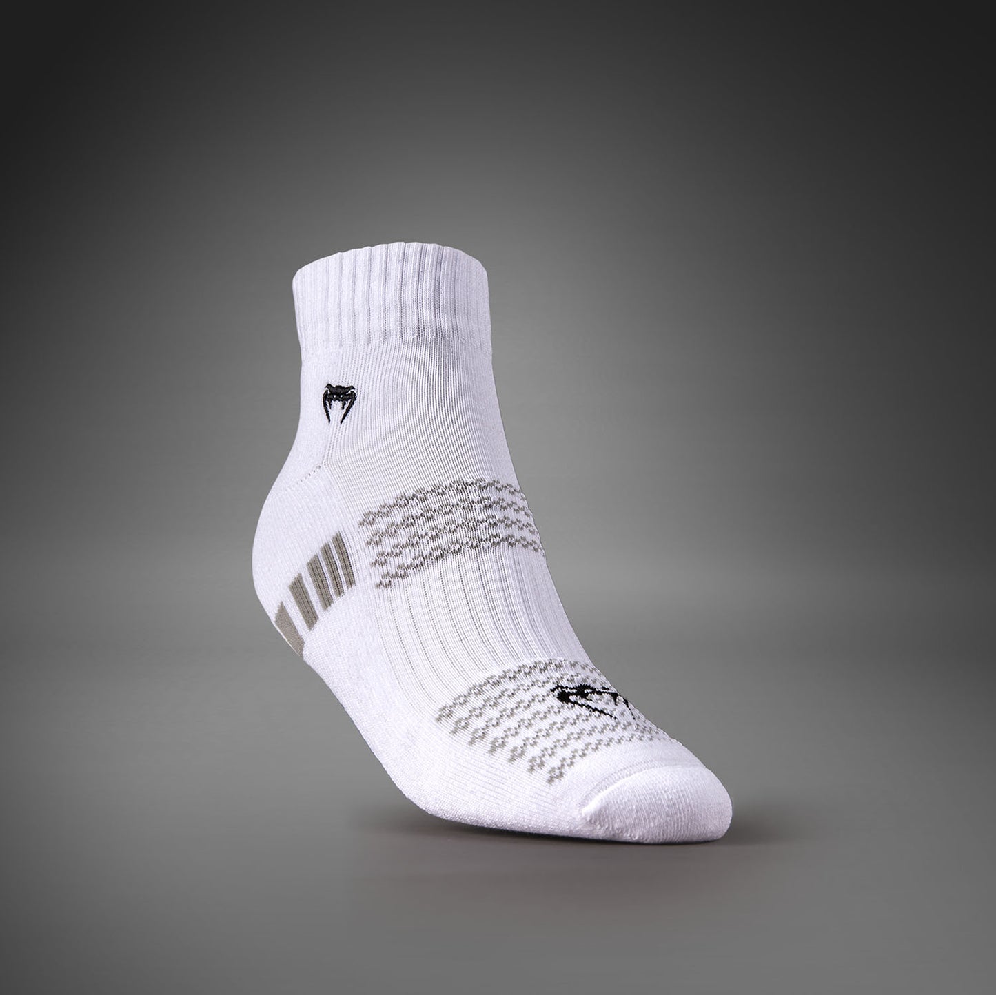 Venum Vector Ankle Socks 3 Pack - White/Grey