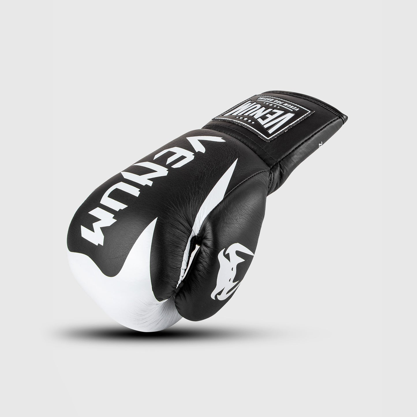 Venum Hammer Pro Boxing Gloves with Laces - Black/White