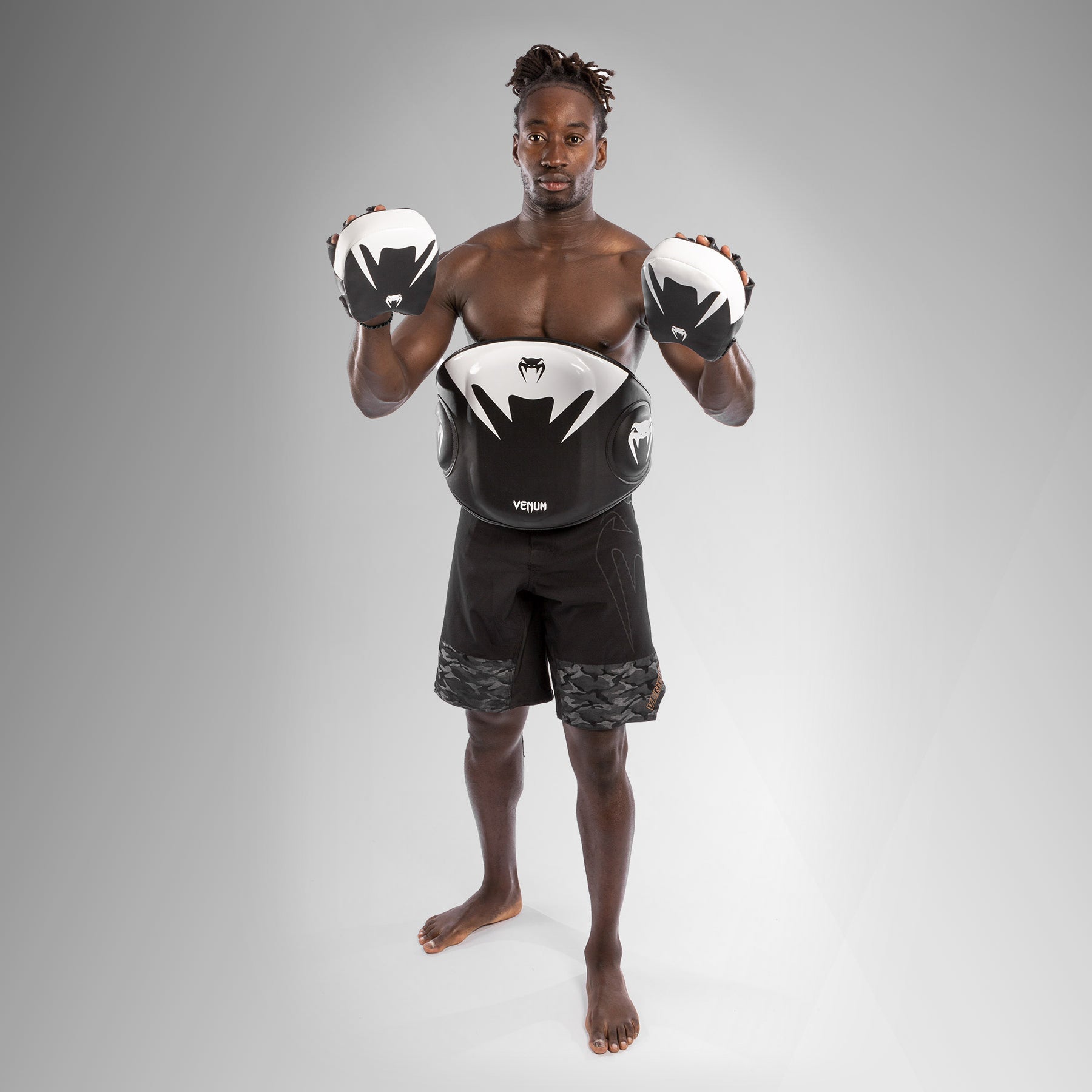 VENUM ヴェナム Elite Belly プロテクター - ブラック Venum Elite Belly Protector - Black/White - Venum Asia