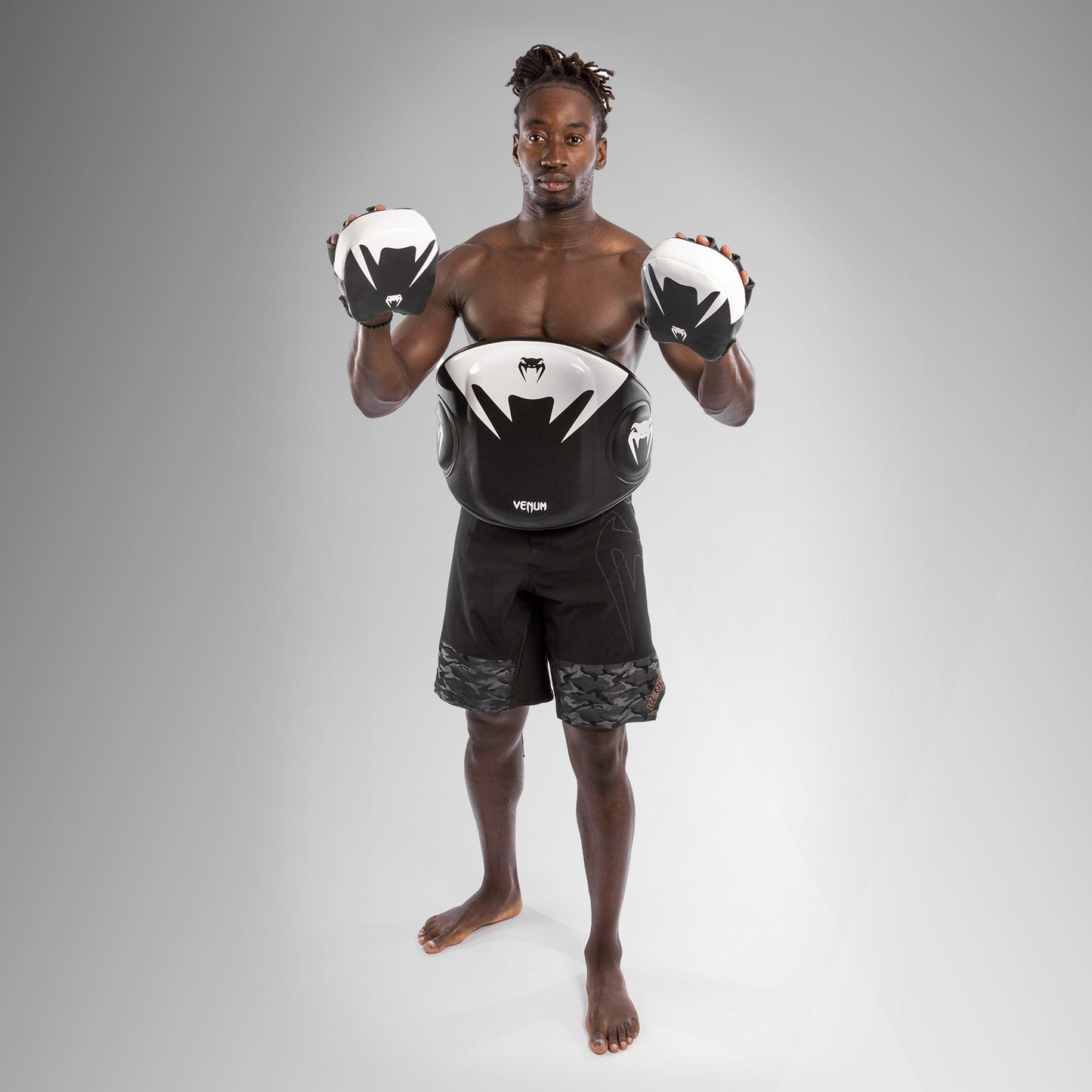 Venum Elite Belly Protector - Black/White