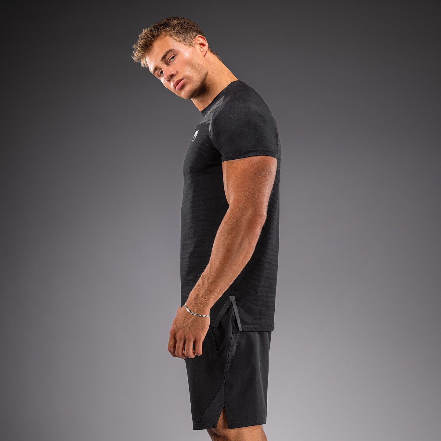 Venum G-Fit Scales Dry-Tech T-Shirt - Black/ Charcoal Grey