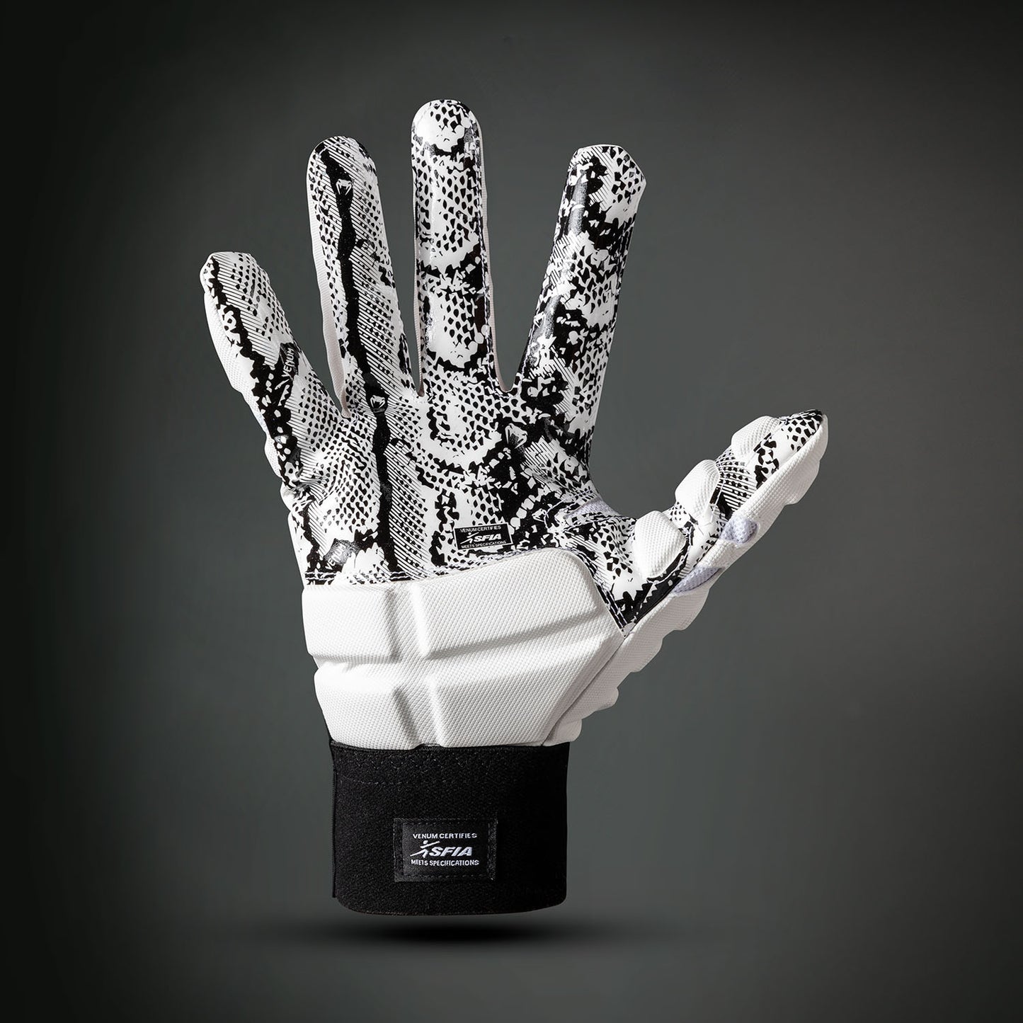 WHITE/BLACK Venum Elite Xtp Football Gloves