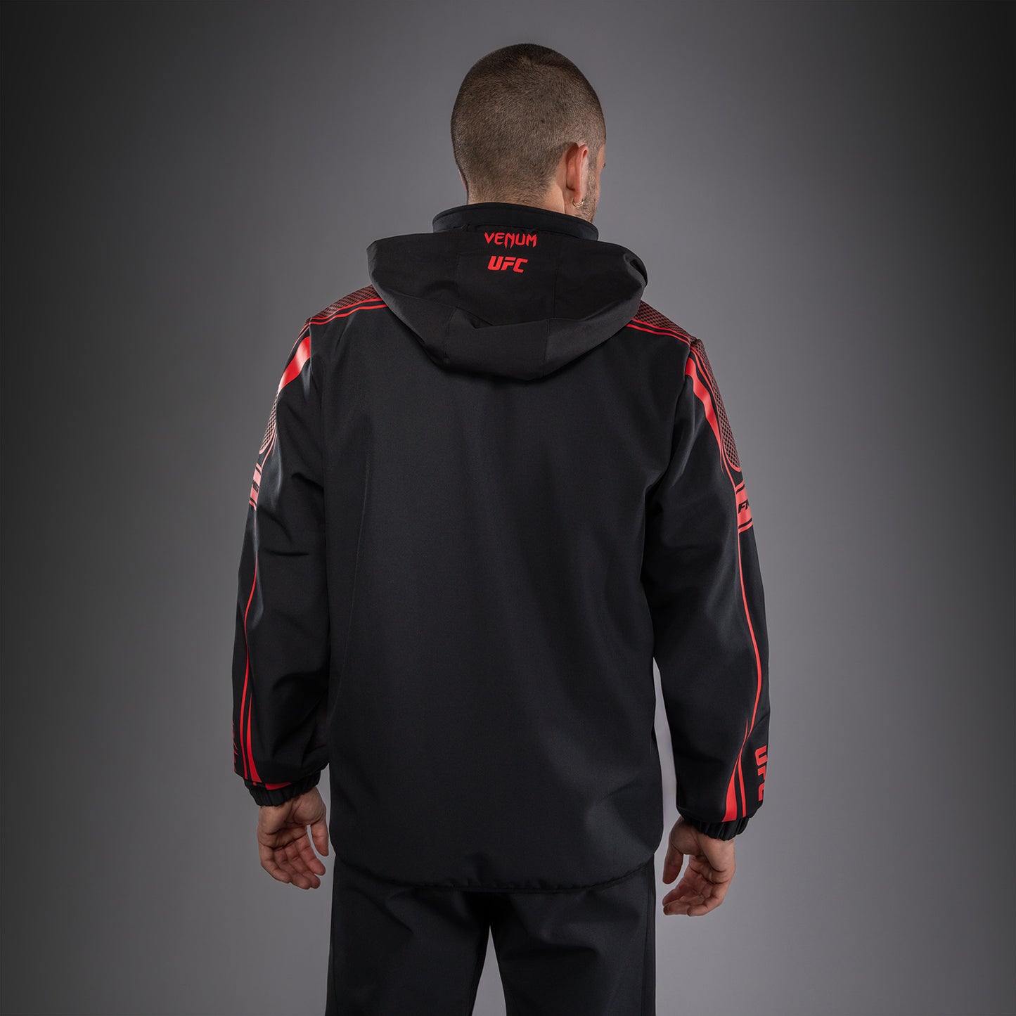 Venum UFC Unity by Venum Authentic Fight Week Men's Zip Hoodie - Black