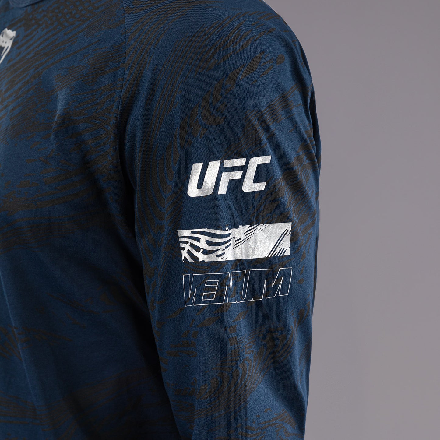 UFC Fusion by Venum Fight Week Men’s Long Sleeve T-Shirt - Oceanic Blue