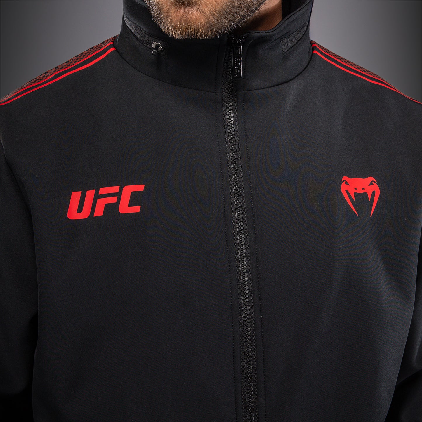 Venum UFC Unity by Venum Authentic Fight Week Men's Zip Hoodie - Black