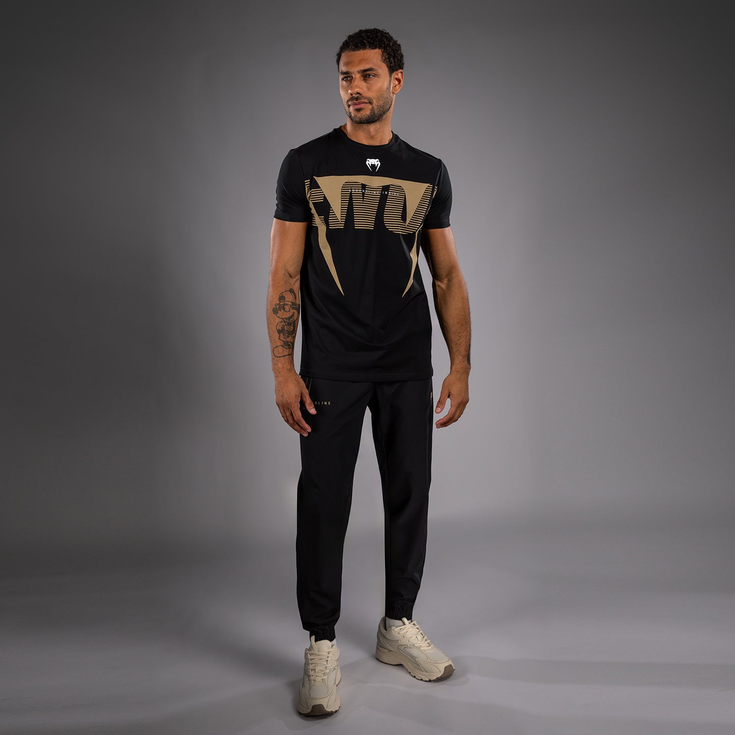 Venum Adrenaline T-Shirt - Black/Sand