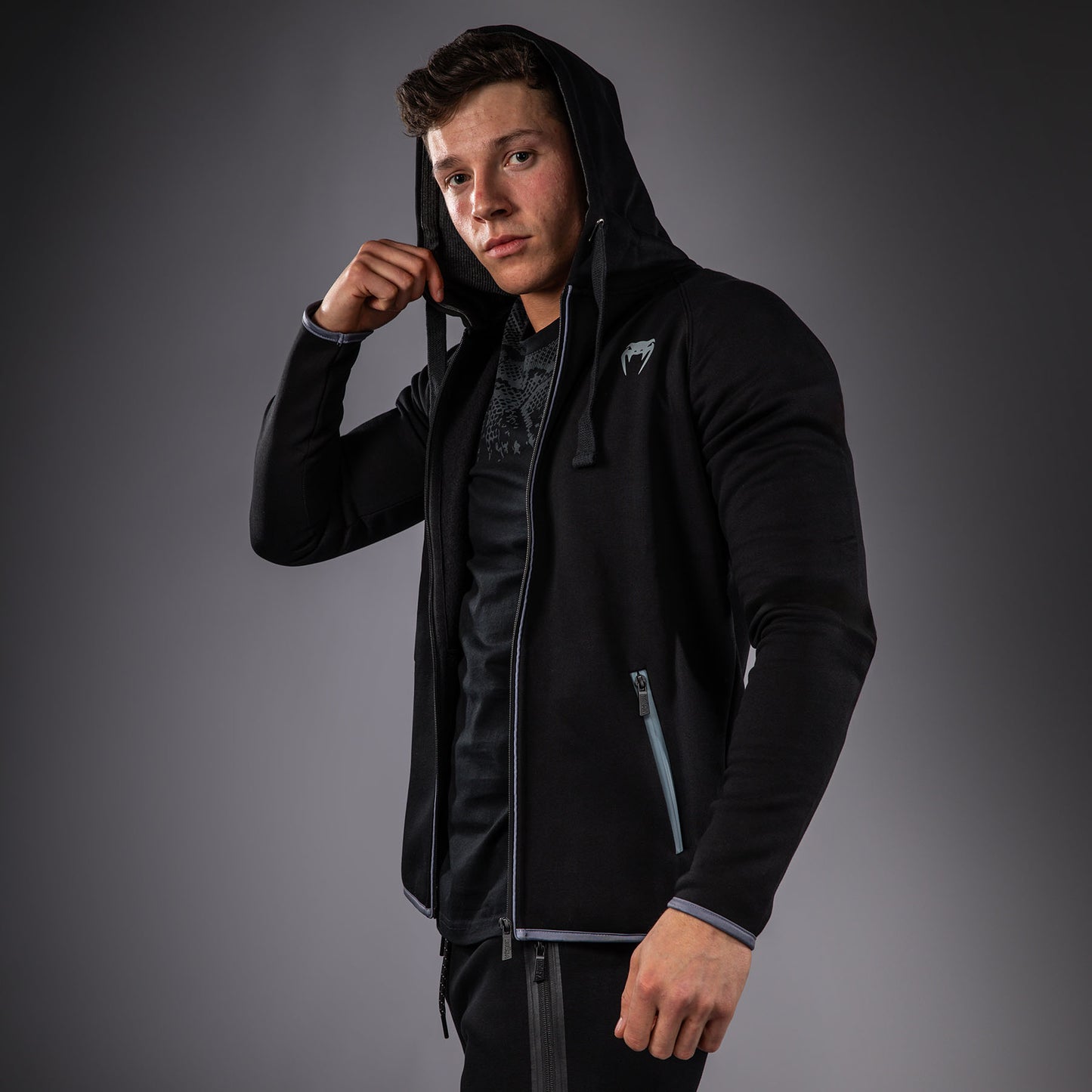 Venum Hoodie - Black/Grey