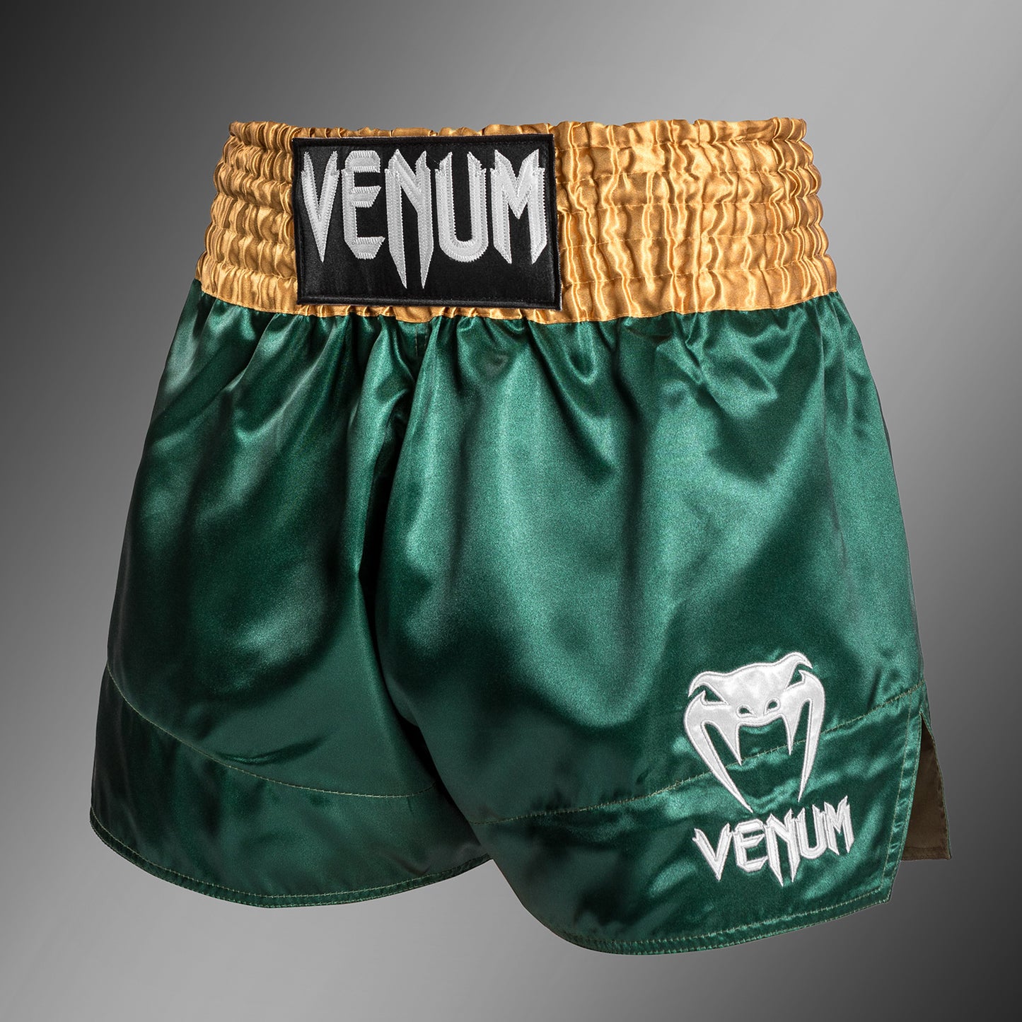 Venum Classic Muay Thaï Short - Green/Gold/White