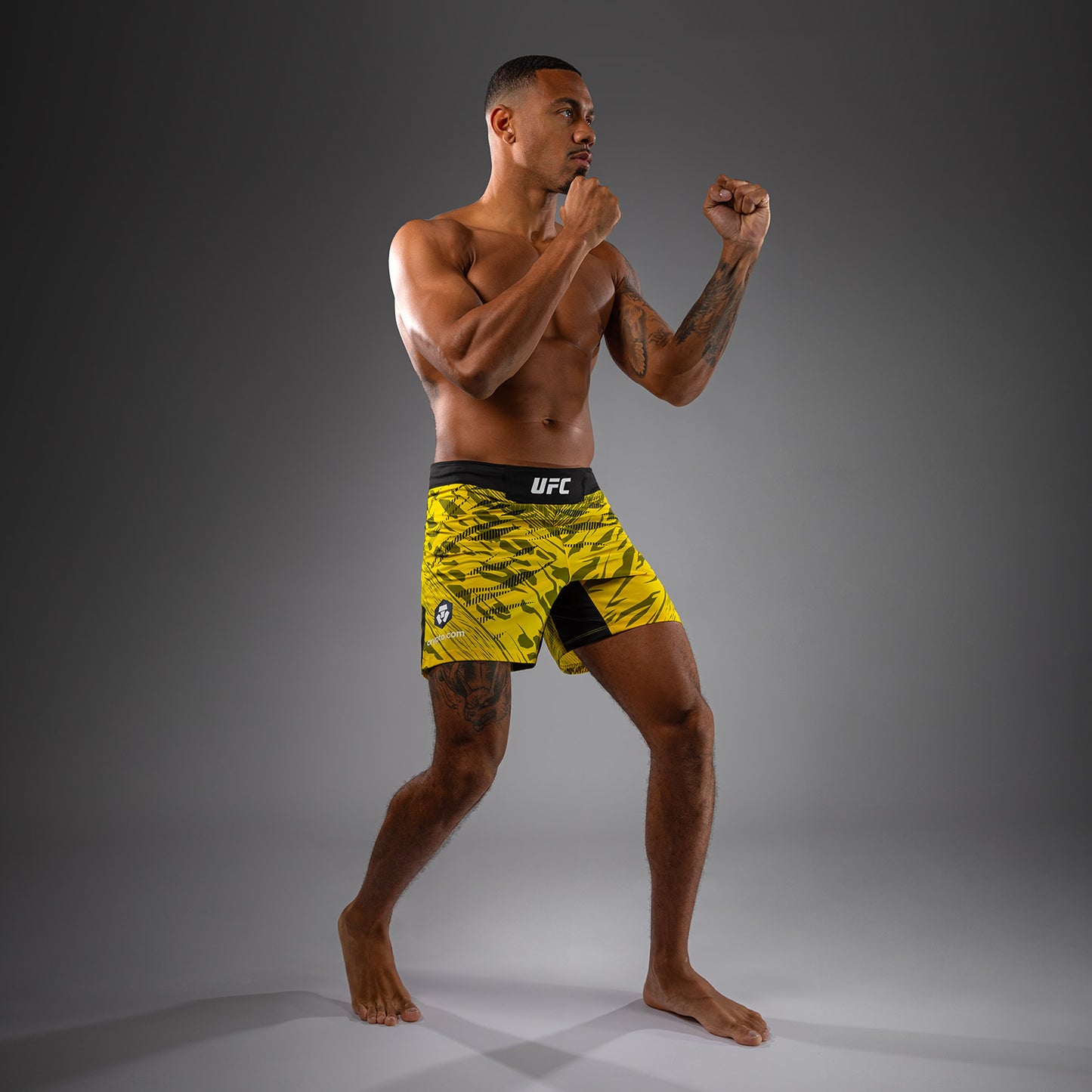 UFC Fusion by Venum Authentic Fight Night Men’s Fight Short - Short Fit - Yellow