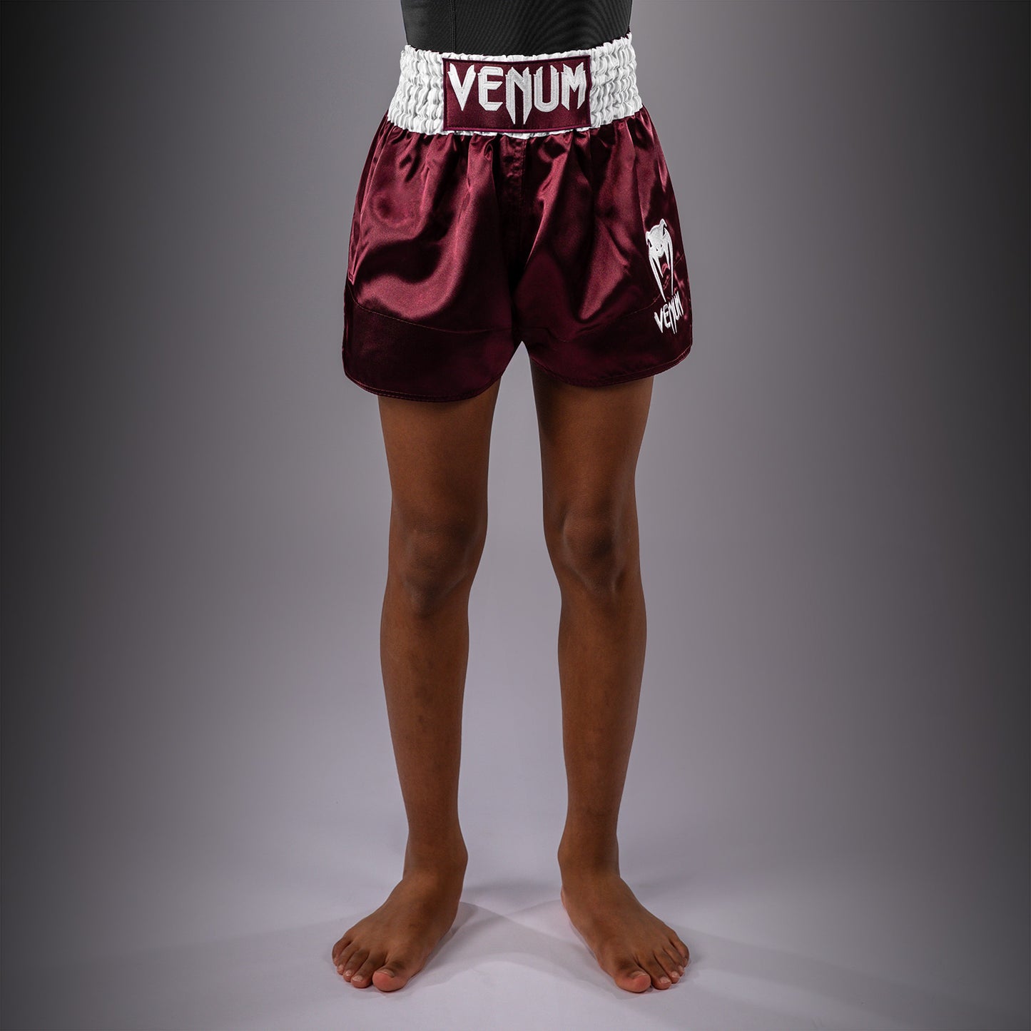 Venum Classic Muay Thai Shorts for Kids - Burgundy