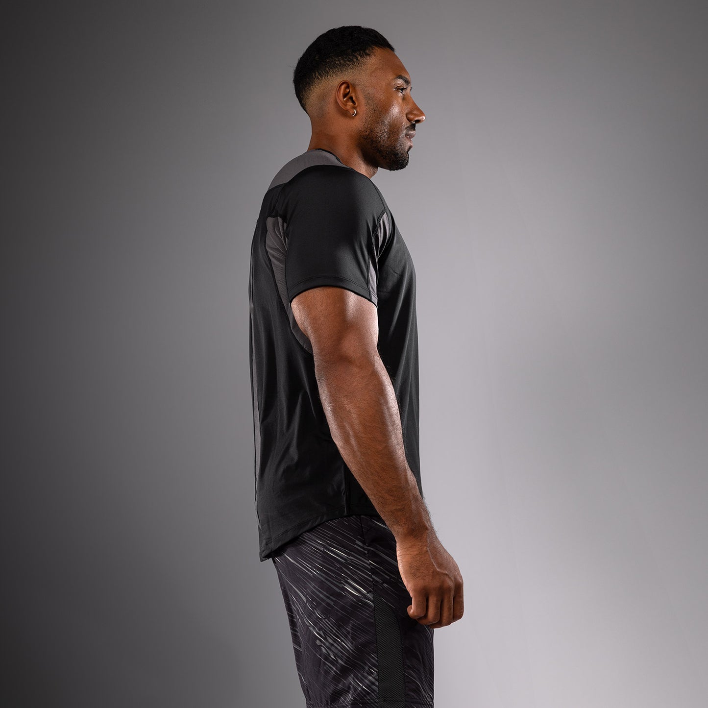 Venum Rapid Dry-Tech Shirt - Black/Storm Grey