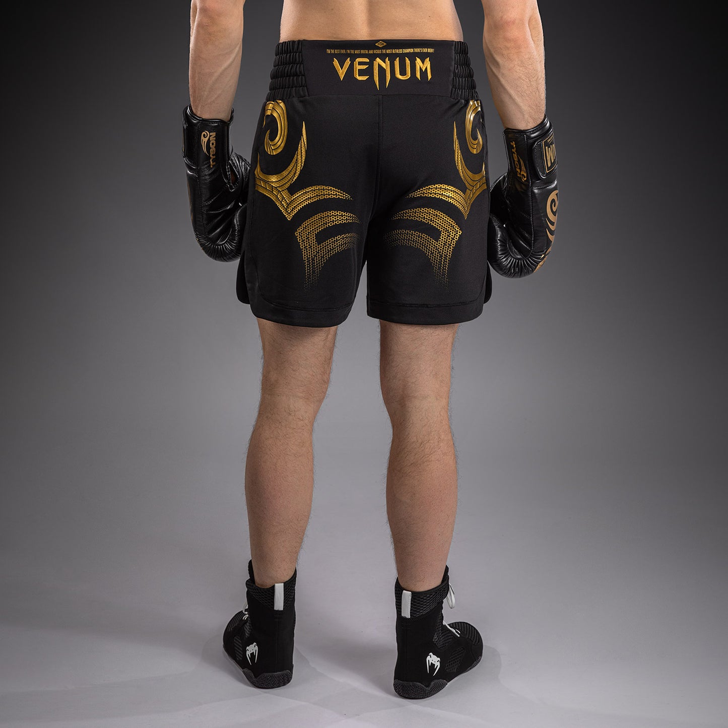 Venum x Mike Tyson Tiger Boxing Shorts - Black/Gold